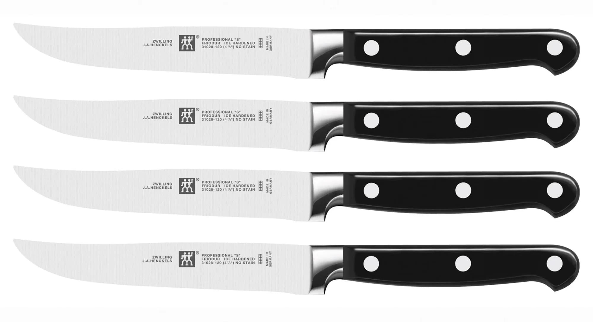 Professional "S" 4er Set Steakmesser - KAQTU Design