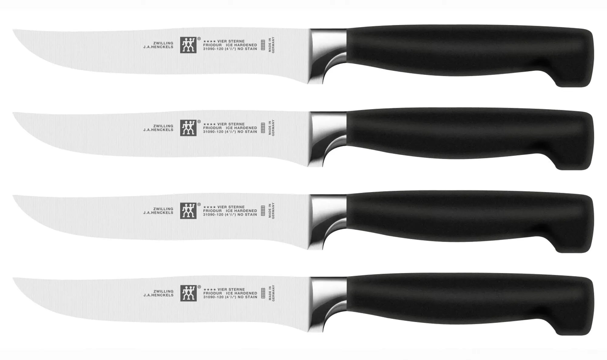 Four Star 4er Set Steakmesser 140x250 mm - KAQTU Design