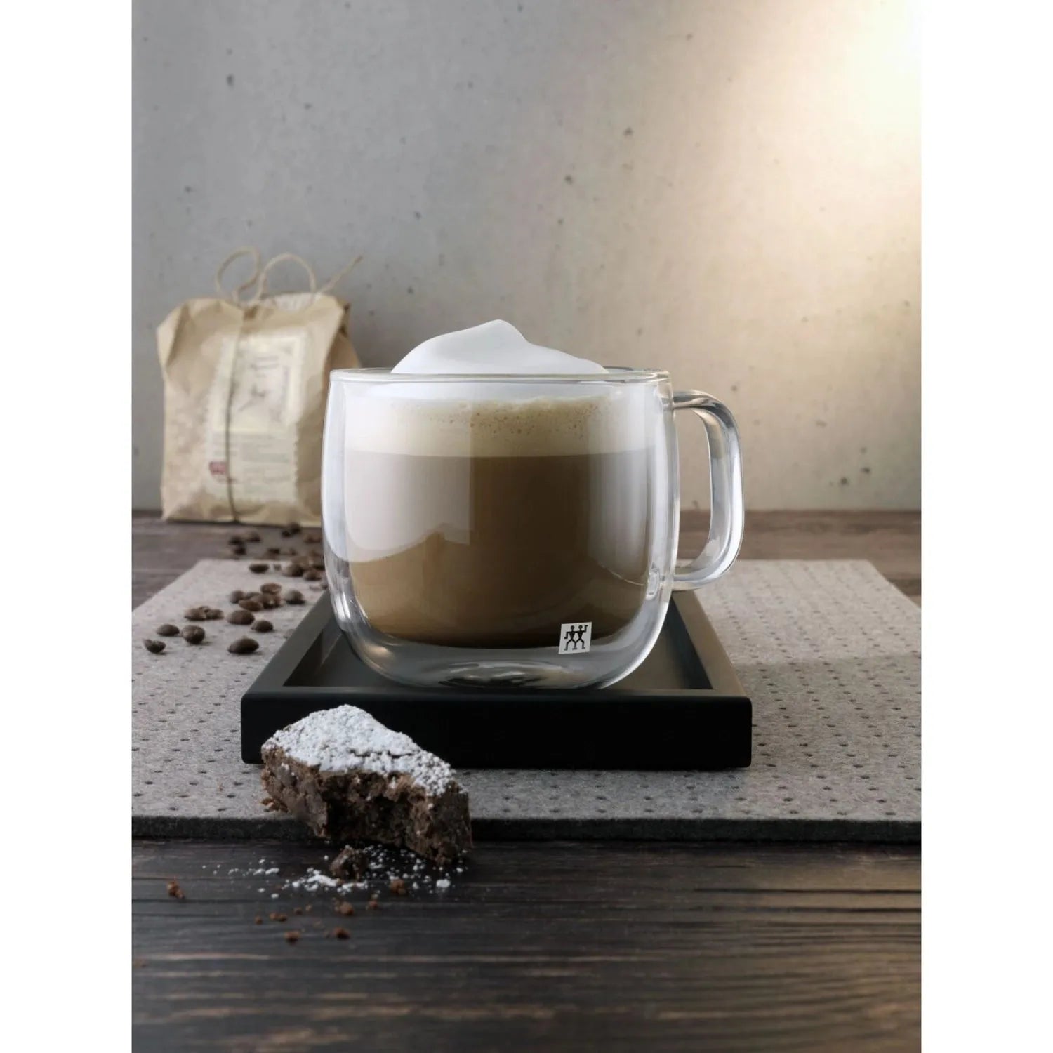 Elegante Zwilling Sorrento Plus Cappuccino-Tassen im 2er Set, 450 ml.