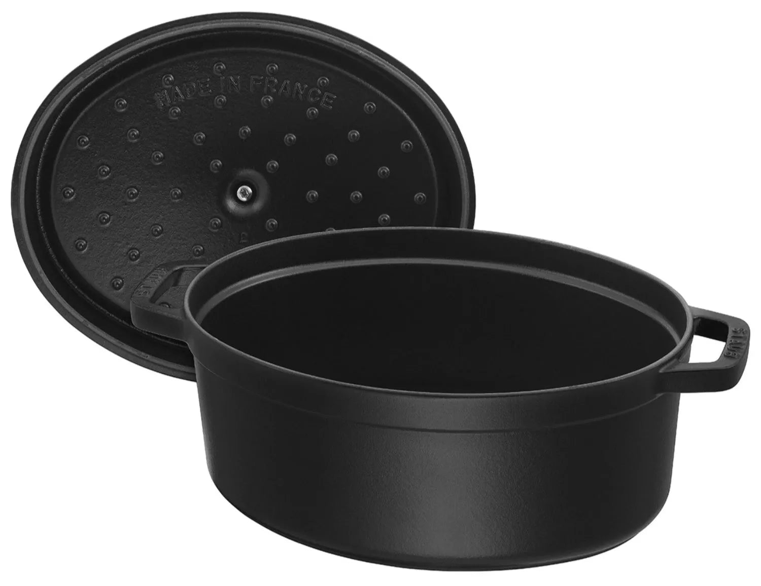 Elegante Staub Cocotte 3.2l: Ideal für aromatische Schmorgerichte.