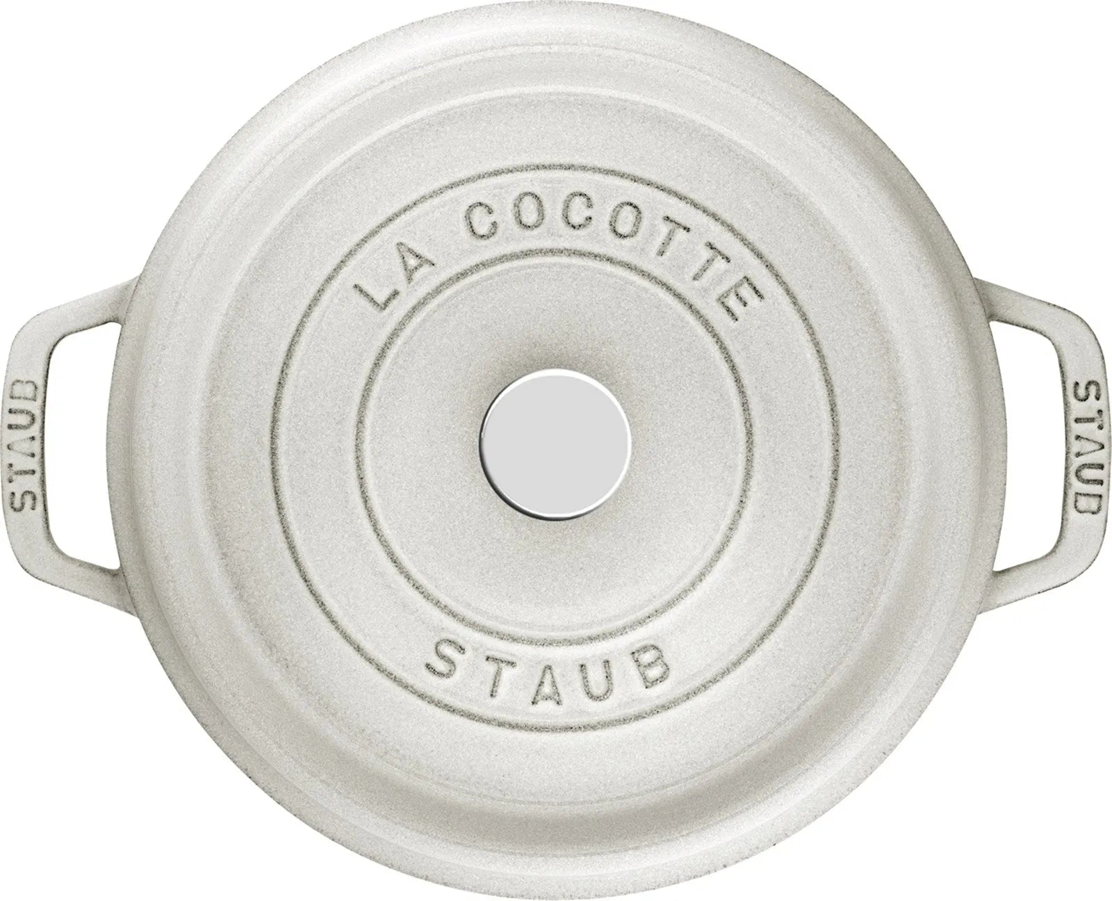 Cocotte 20 cm, rund, Weisser Trüffel, Gusseisen 2.2l - KAQTU Design