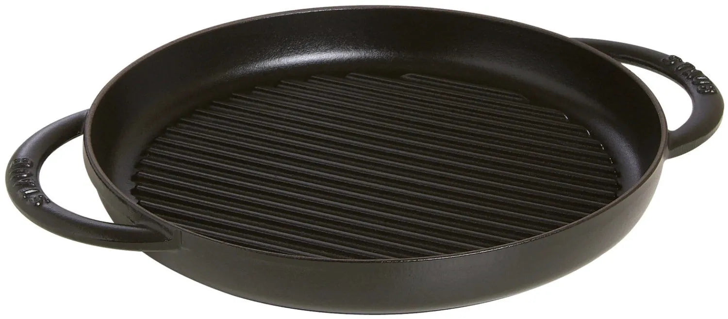 Pure Grillpfanne rund, schwarz Ø26cm