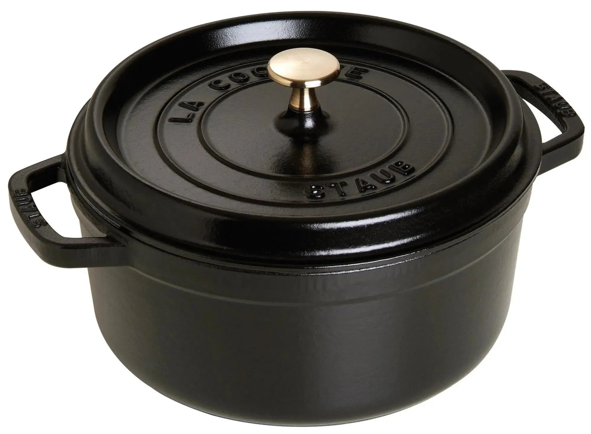 Exquisite 0.4l Cocotte von Staub: Gusseisen, emailliert, ideal für Eintöpfe, Suppen, pflegeleicht, für alle Herdarten.