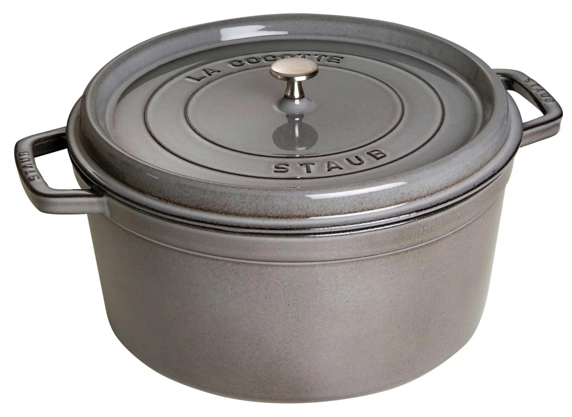 Die Staub Cocotte 8.35l: Hochwertiges Gusseisen, perfekte Wärmeleitung, ideal für große Mahlzeiten. Vielseitig und stilvoll.