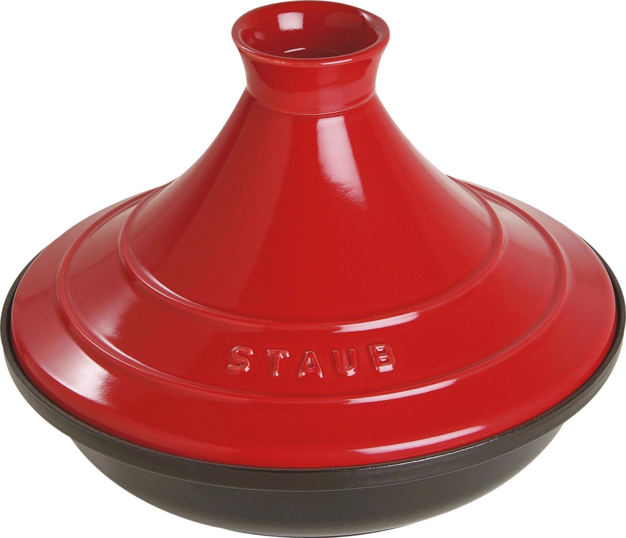 Tajine 28 cm, Gusseisen, Kirsch-Rot - KAQTU Design