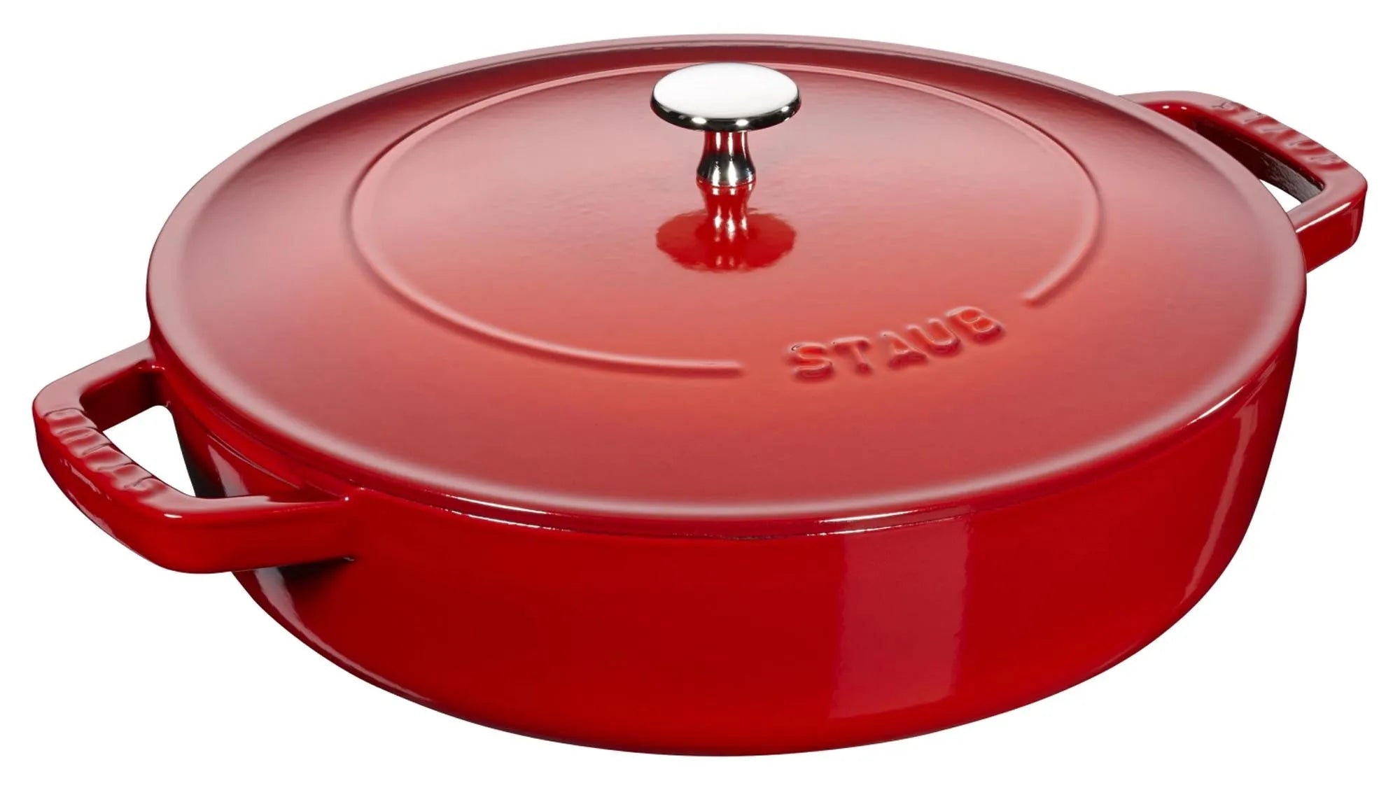 Staub Chistera 28 cm: Perfekte Gusseisenpfanne für saftige Schmorgerichte.