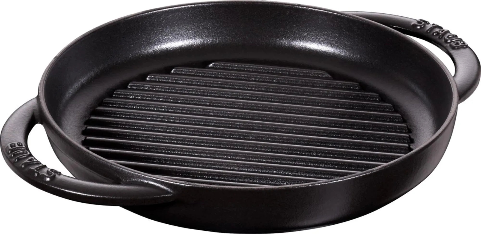 Pure Grillpfanne rund, schwarz, Ø22 cm - KAQTU Design