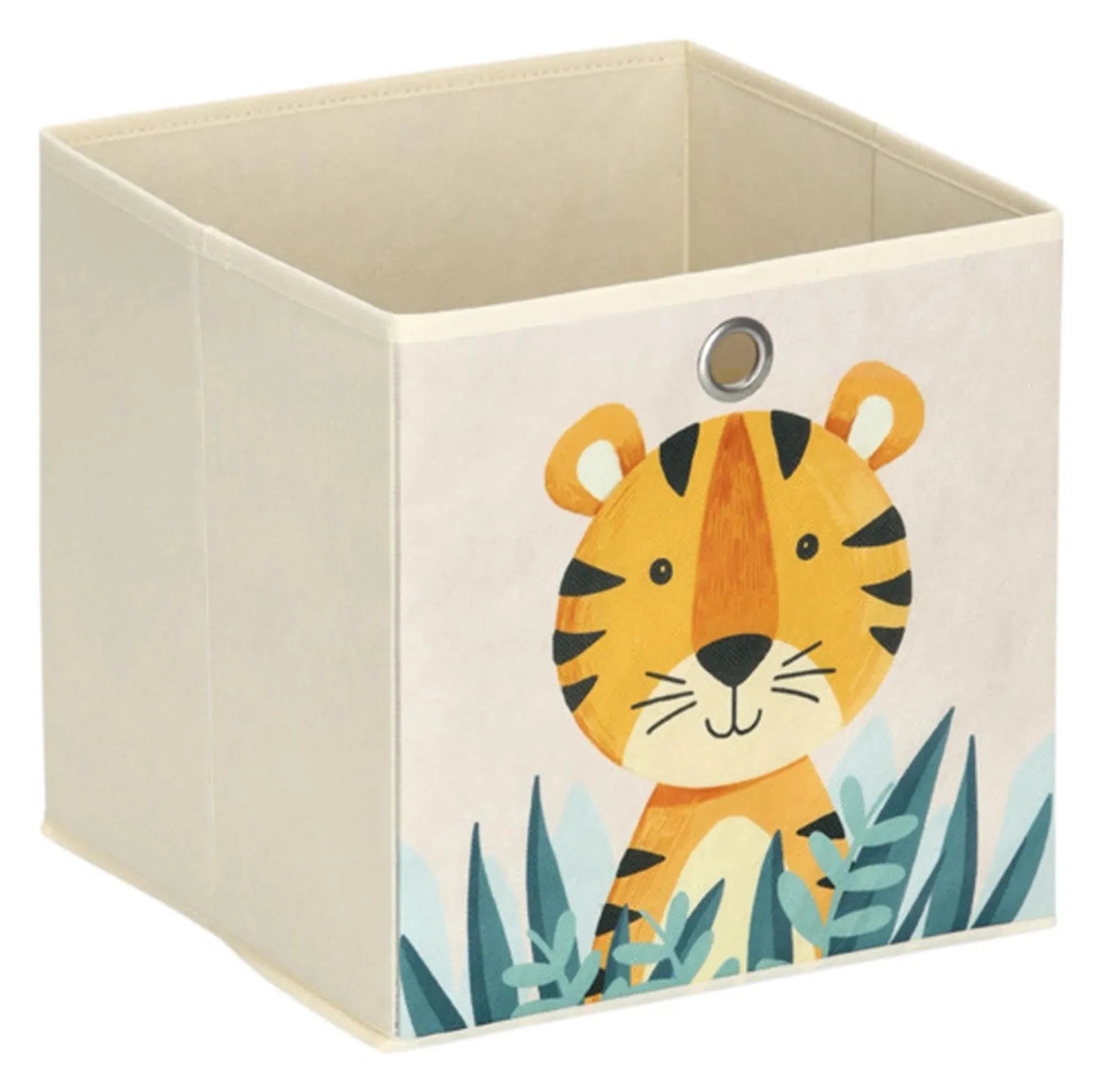 Aufbewahrungsbox Tiger 28x28 cm in  präsentiert im Onlineshop von KAQTU Design AG. Aufbewahrungsbox ist von ZELLER PRESENT