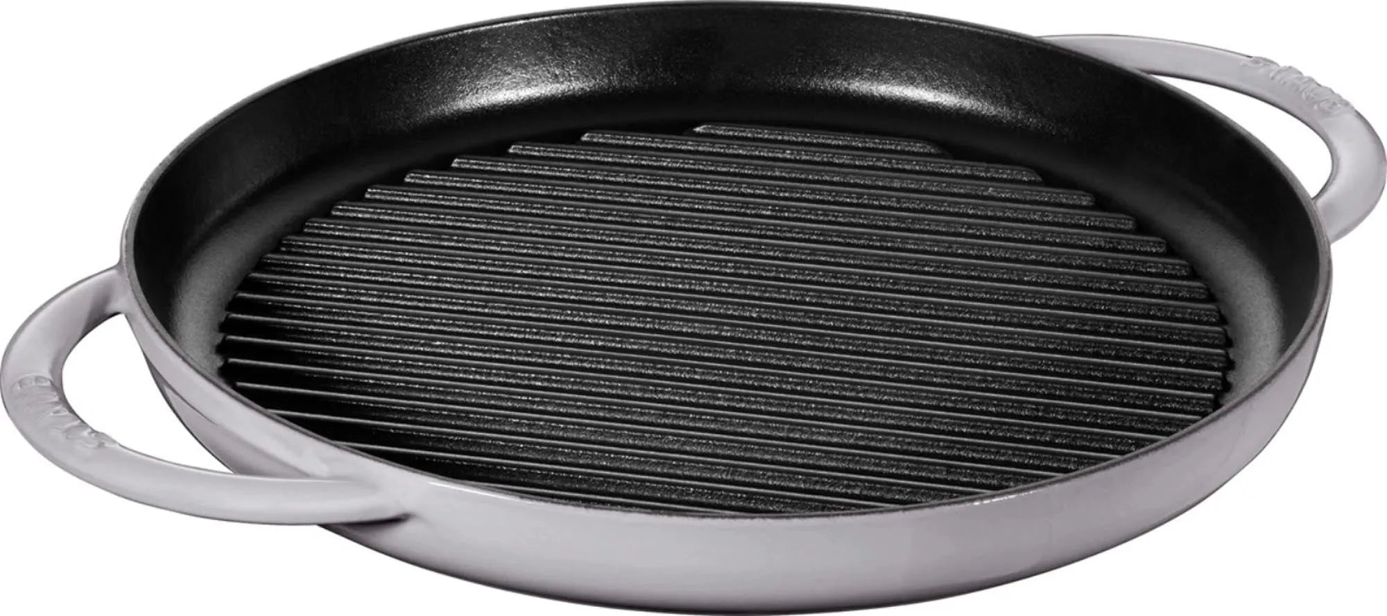 Pure Grillpfanne rund, grau 30 cm - KAQTU Design