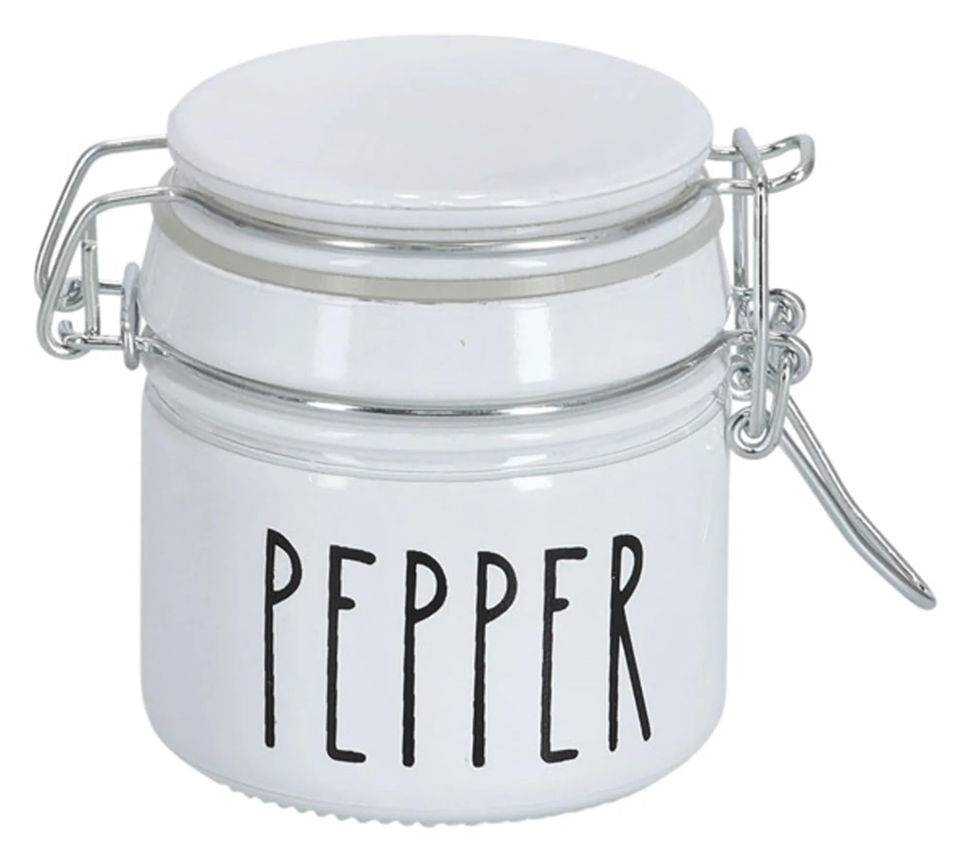 Praktisches Gewürzglas Pepper von ZELLER PRESENT, 100 ml, mit Bügelverschluss für frische Gewürze. Stilvoll, langlebig, leicht zu reinigen.