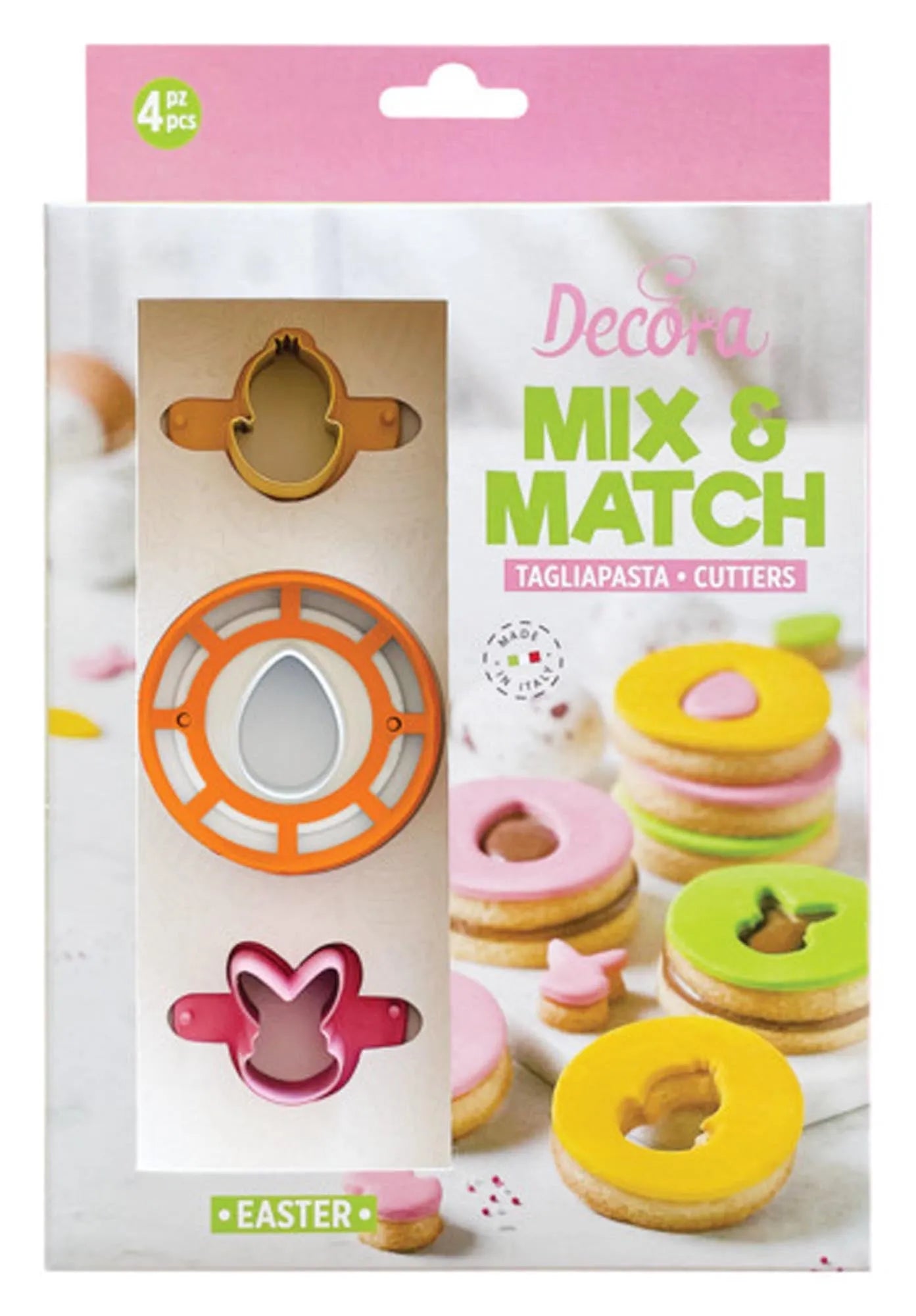 Ausstecher Linzer Ostern Mix&Match 4er in  präsentiert im Onlineshop von KAQTU Design AG. Ausstecher ist von DECORA