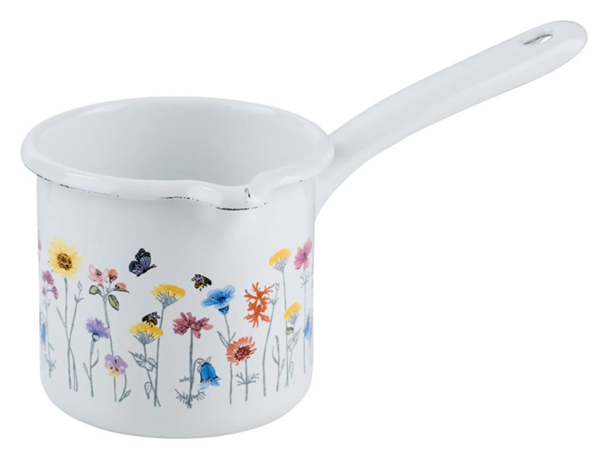 Schnabeltopf mit Stiel Flora 0.75 l ø 10 cm in  präsentiert im Onlineshop von KAQTU Design AG. Kanne ist von RIESS