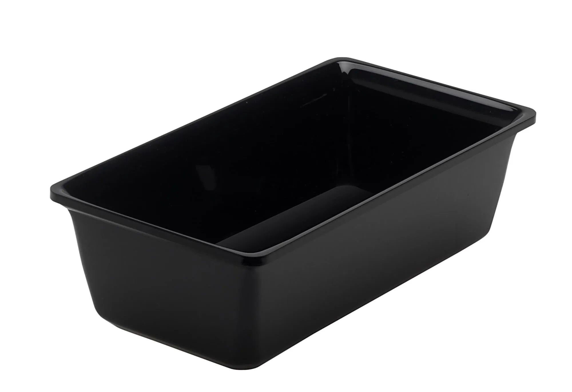 Salatschüssel rechteckig 1.5lt schwarz 27x14.5x8.5cm in Schwarz präsentiert im Onlineshop von KAQTU Design AG. Schüssel ist von Linum