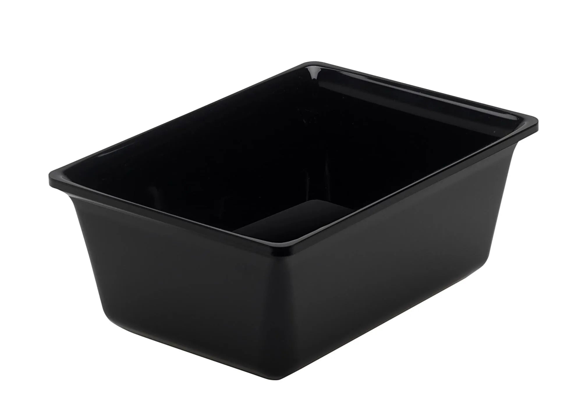 Salatschüssel rechteckig 2lt schwarz 24x17.5x10cm in Schwarz präsentiert im Onlineshop von KAQTU Design AG. Schüssel ist von Linum