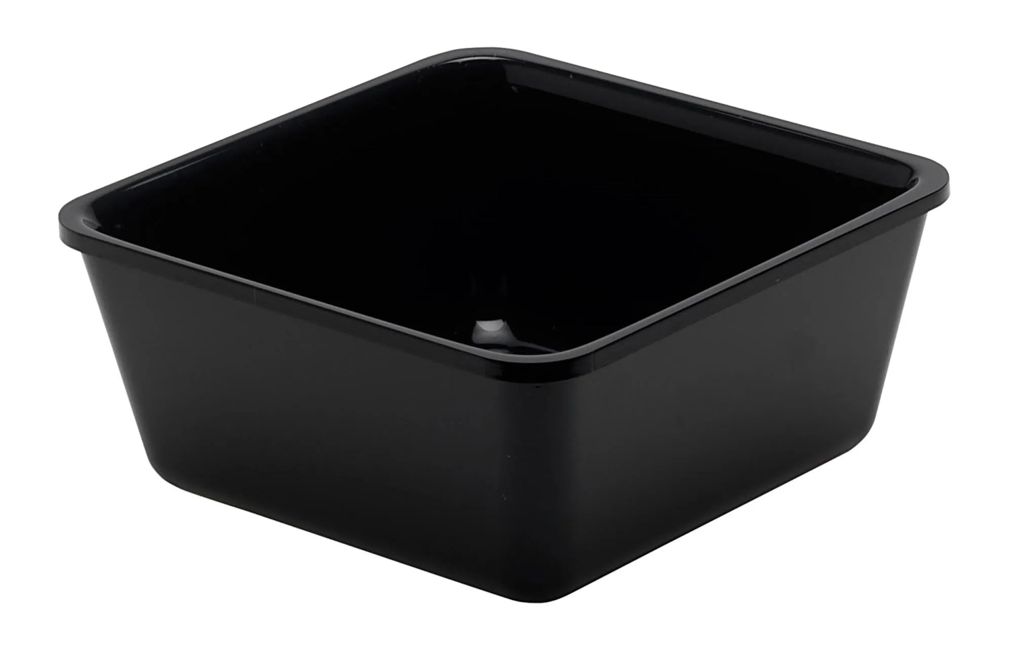 Salatschüssel quadratisch 1.25lt schwarz 18x18x8cm in Schwarz präsentiert im Onlineshop von KAQTU Design AG. Schüssel ist von Linum