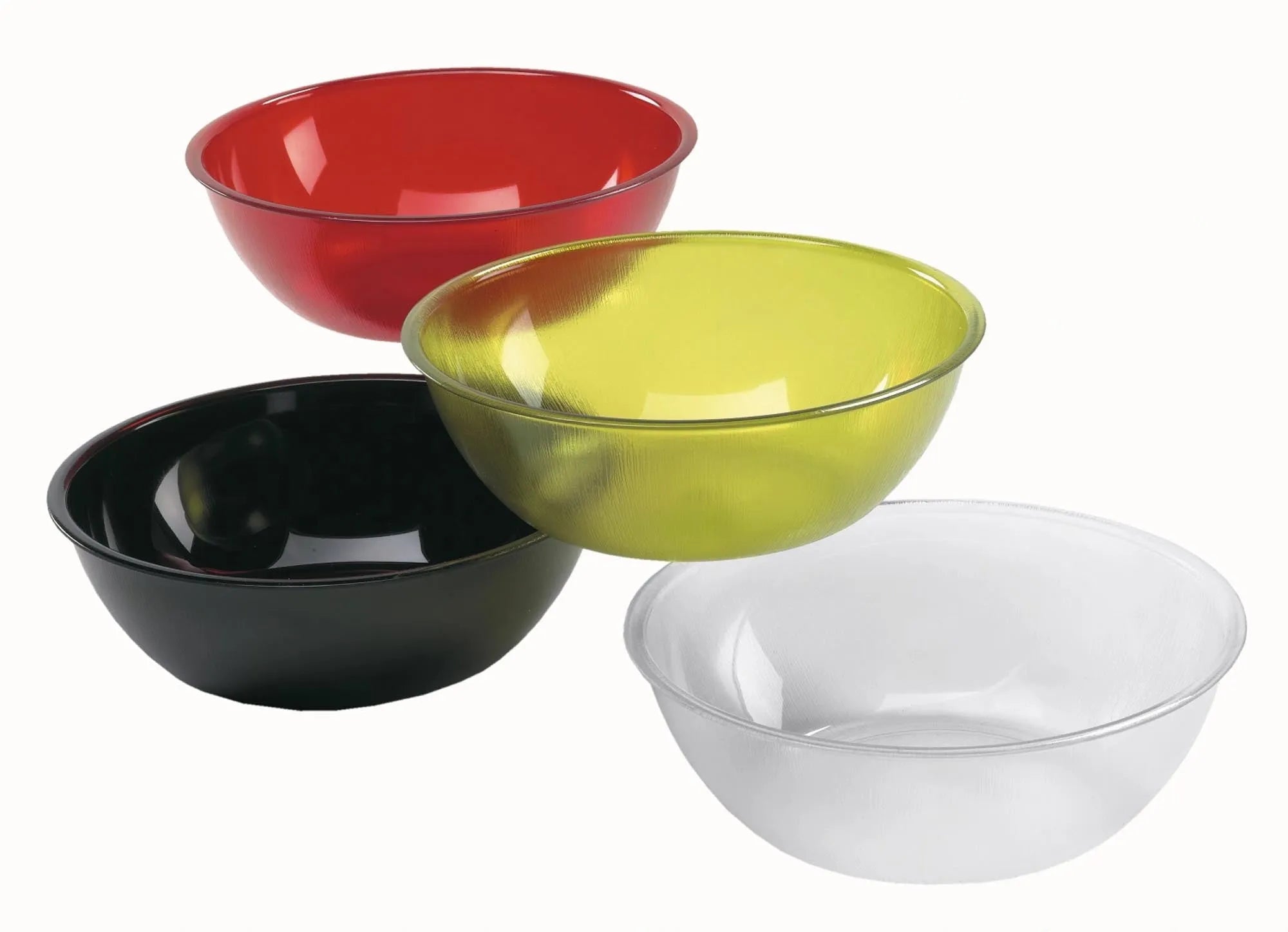 Salatschüssel 5.8lt Polycarbonat grün D30x11cm 12/30 in Grün präsentiert im Onlineshop von KAQTU Design AG. Schüssel ist von Linum