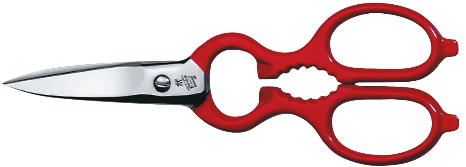 Zwilling Vielzweckschere, 200mm, rot: Ergonomisch, rostfrei, ideal für Kräuter, Verpackungen, Geflügel. Perfekt für jede Küche.