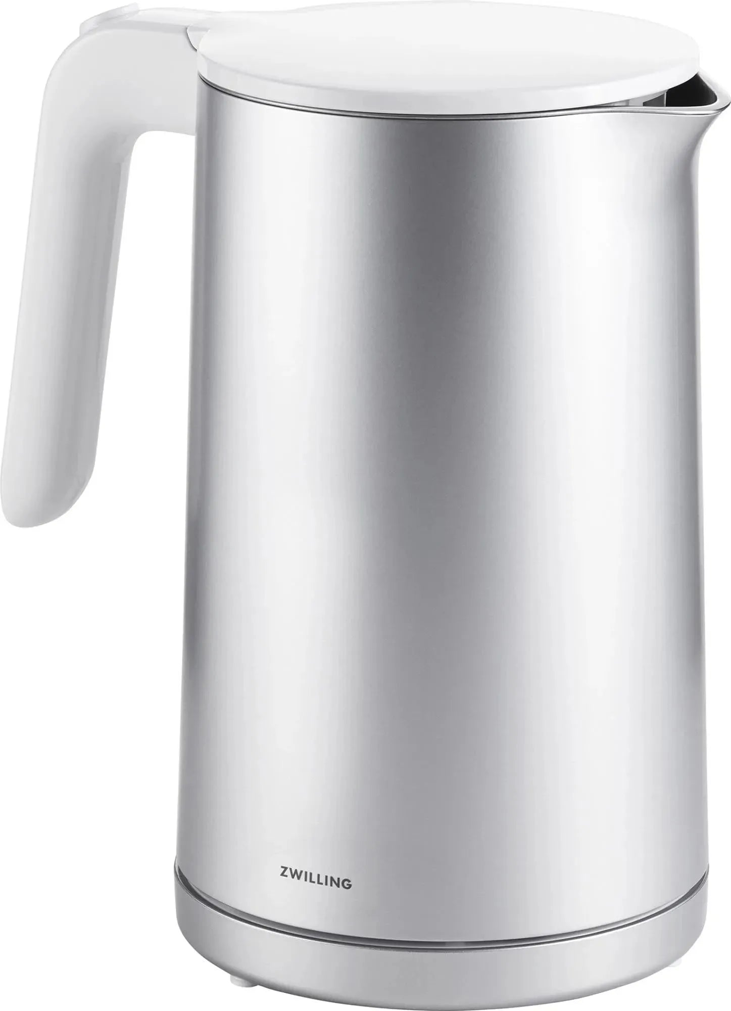 Eleganter Zwilling Enfinigy Wasserkocher, 1.5L, Edelstahl, modernes Design, schnelle Heiztechnologie, ideal für Tee & Kaffee.