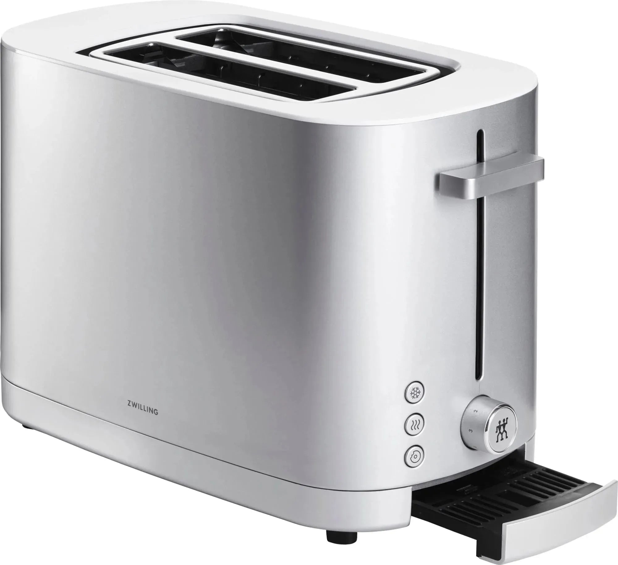 Enfinigy Toaster 2 mit Brötchenaufsatz silber - KAQTU Design