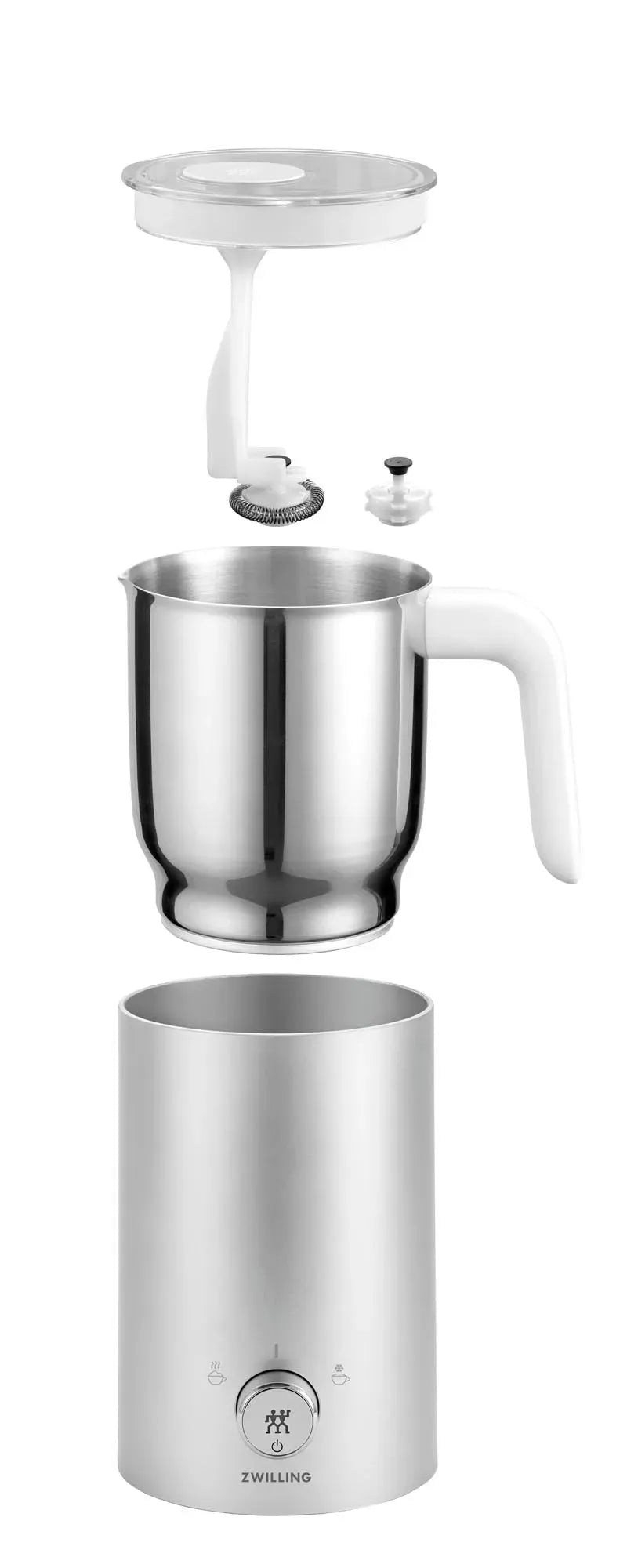 Enfinigy Milchaufschäumer silber 400ml - KAQTU Design