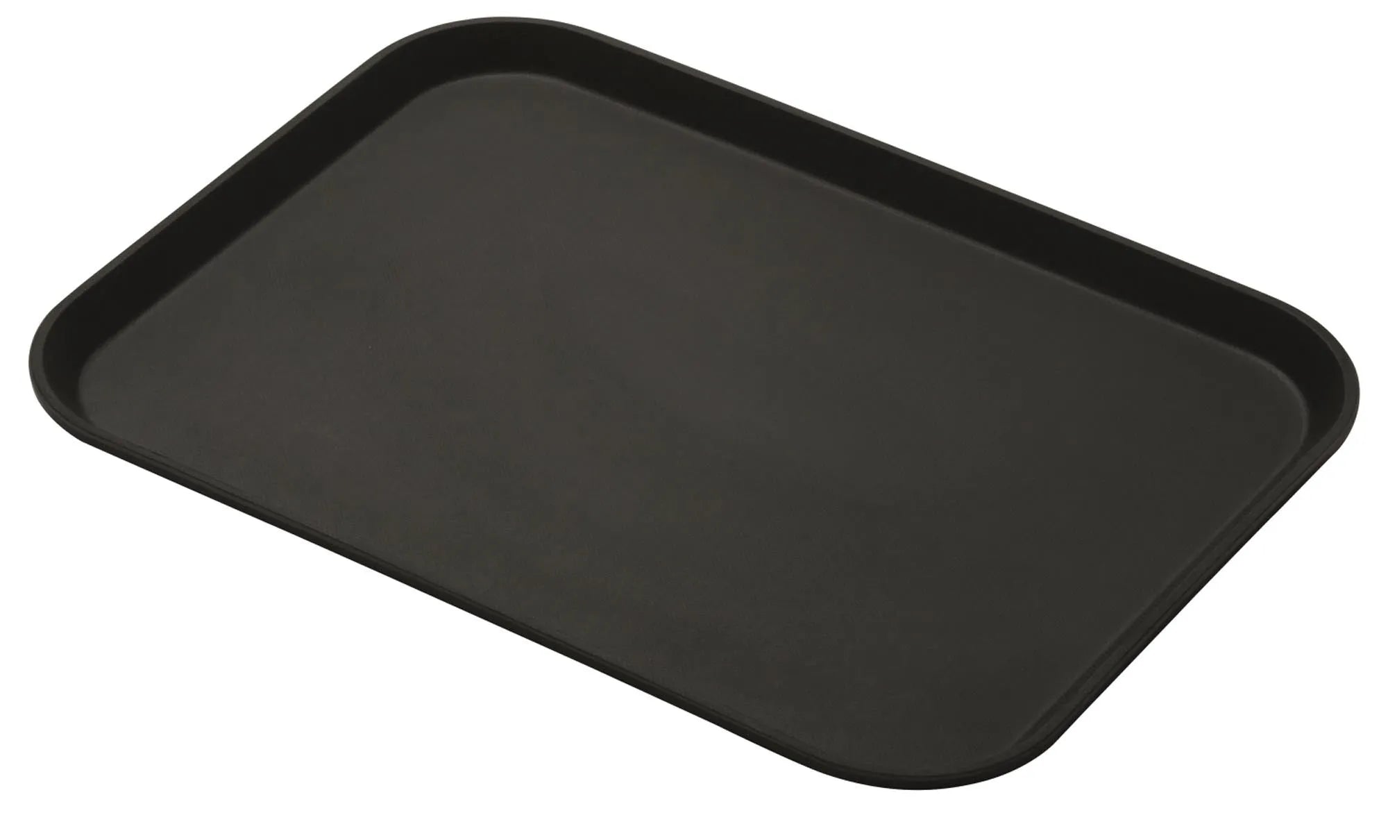 Elegantes, rutschfestes Camtread Tablett (30,5x41,5 cm) in Schwarz von Cambro – ideal für Gastronomie, stabil und spülmaschinenfest.