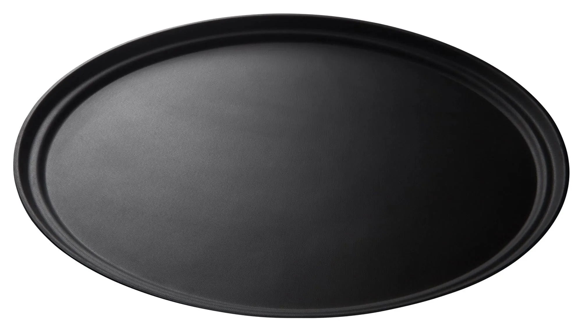 Camtread Tablett oval 49x59cm schwarz rutschfest - KAQTU Design