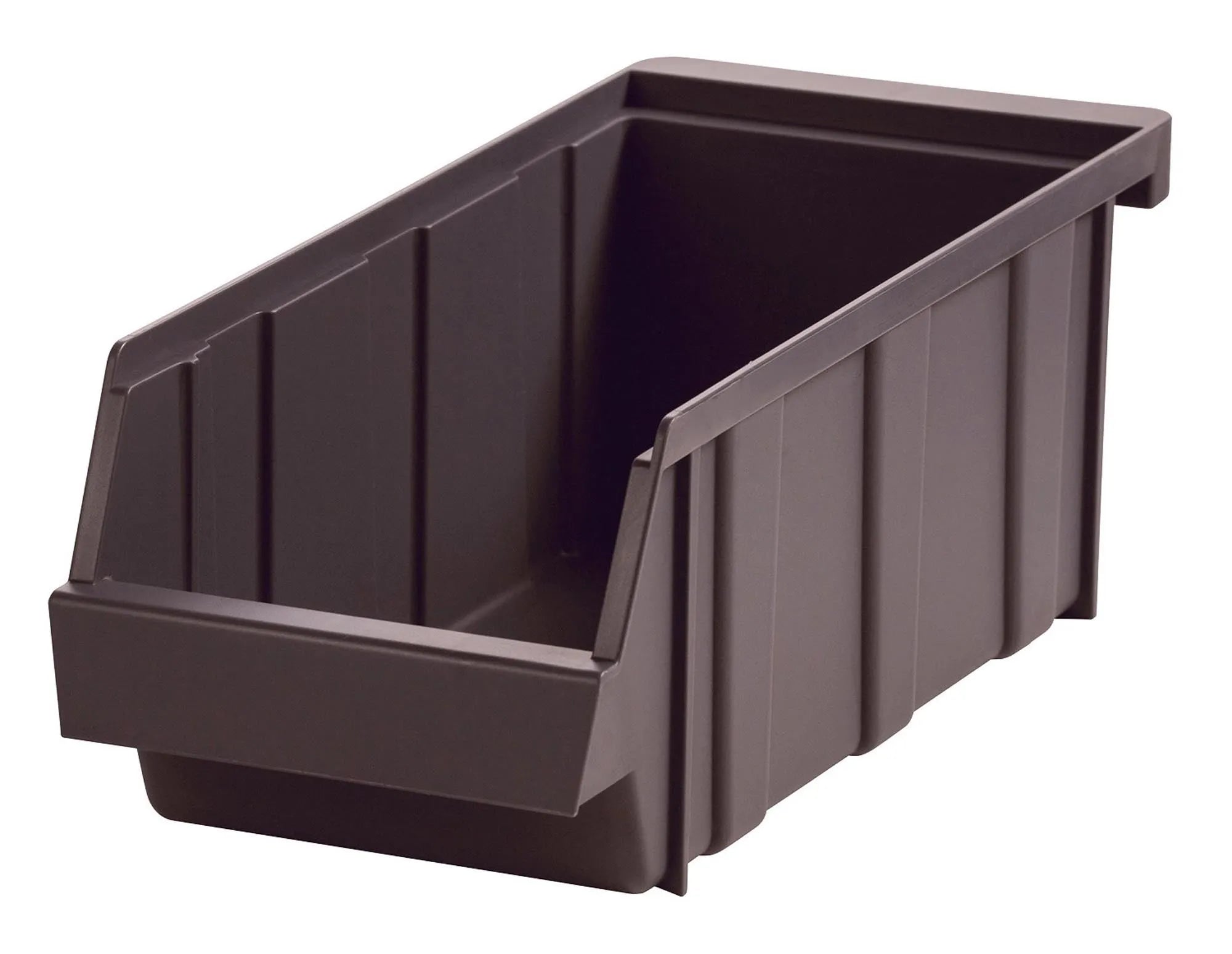 Kompakte, robuste Cambro Besteckbox (13x30,5x11 cm) in Braun, ideal für hygienische Aufbewahrung in Gastronomie.