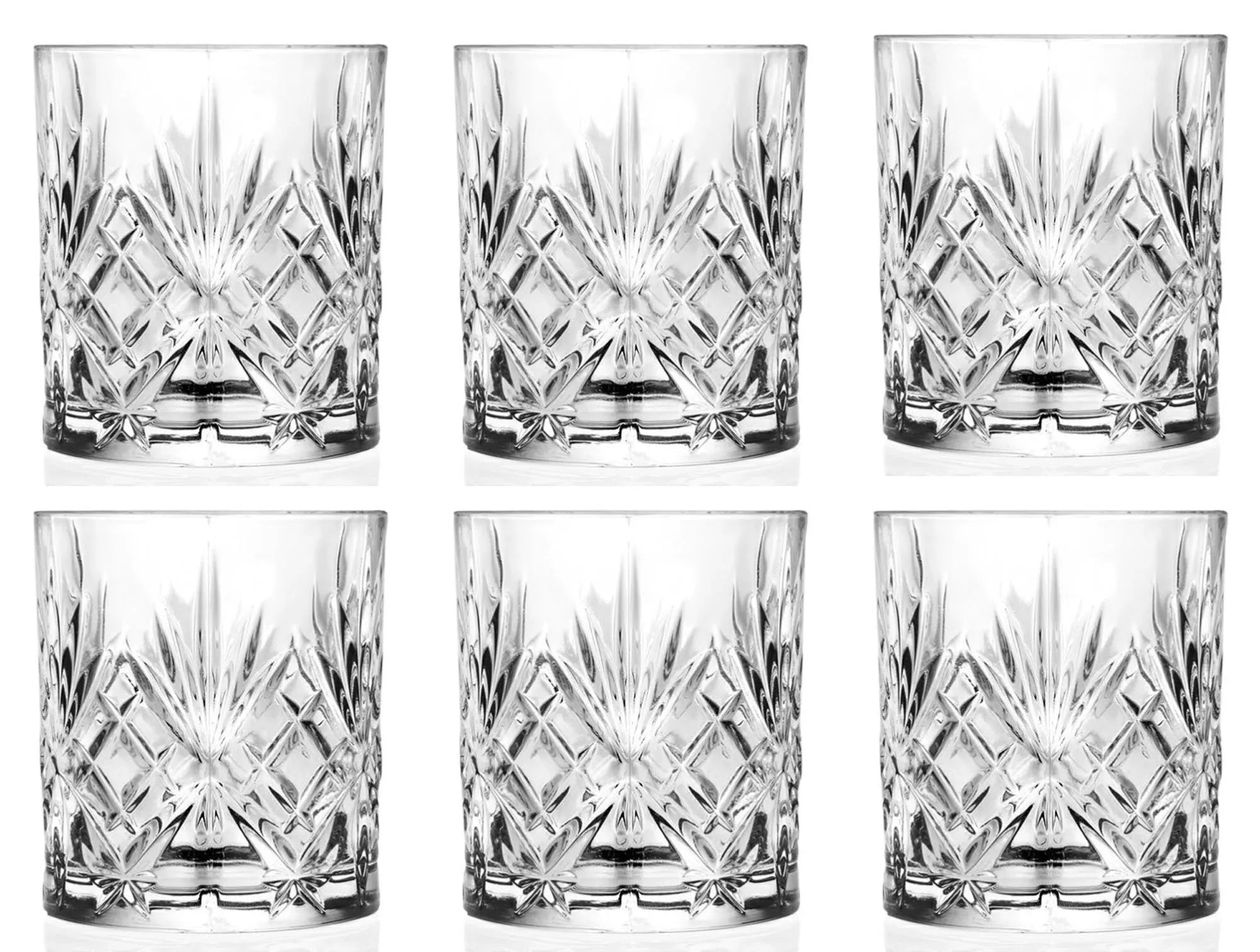 6er Set Melodia Dof Tumbler Ø8.2 H5.2 cm, 34cl - KAQTU Design