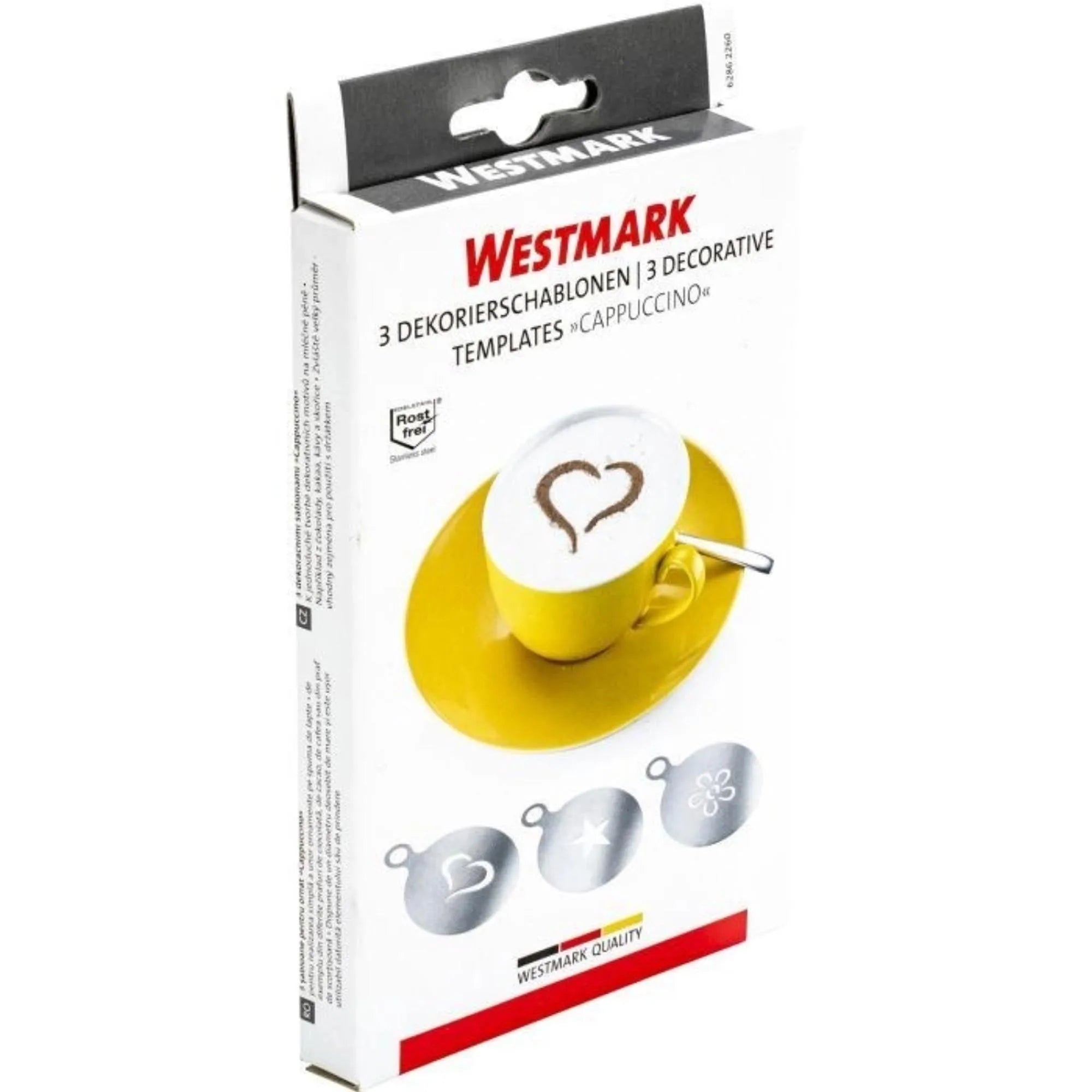 Westmark Cappuccino-Schablonen: Perfekte Motive für Ihren Kaffee!