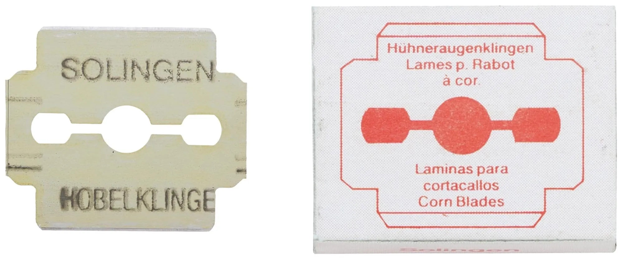 Zwilling Hornhauthobelklingen: 20 präzise, langlebige Klingen (33x25 mm) für sanfte Hornhautentfernung. Ideal für professionelle Fusspflege.