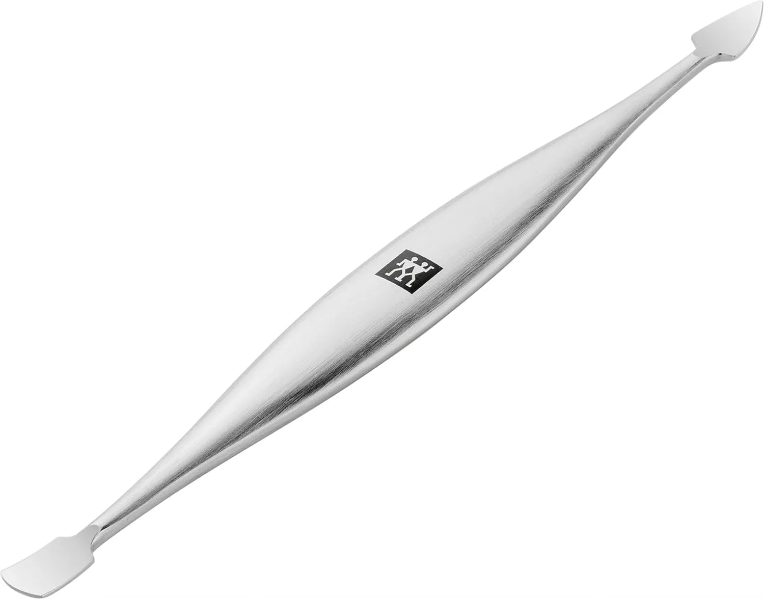 Zwilling Doppelinstrument 125 mm, mattiert für präzise Pflege.