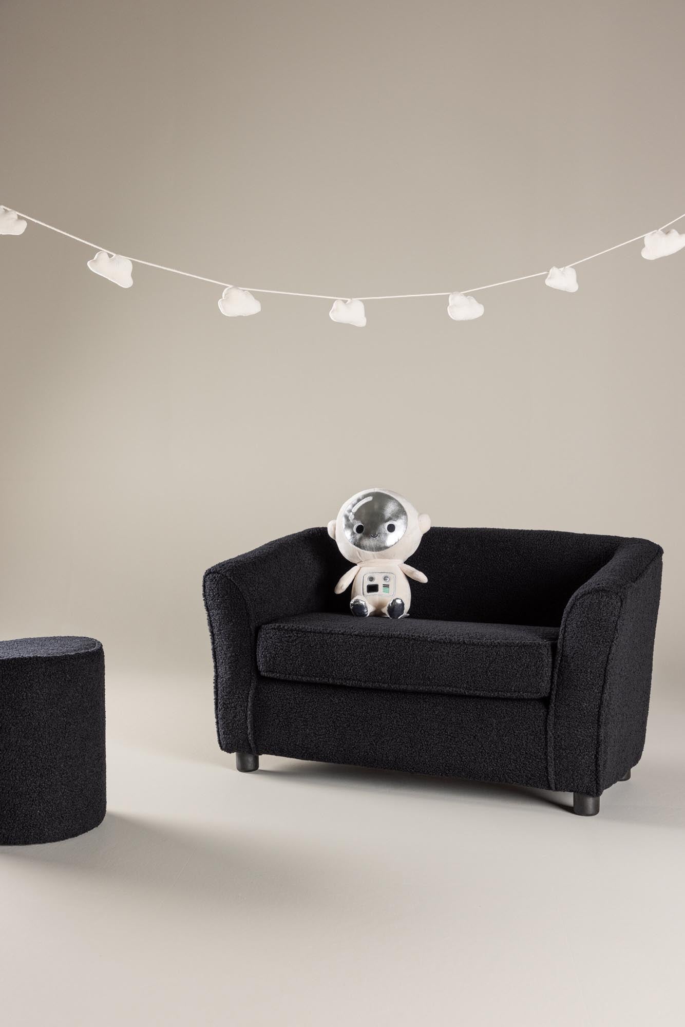 Måna Kids Sofa in Schwarz präsentiert im Onlineshop von KAQTU Design AG. Sofa ist von Venture Home