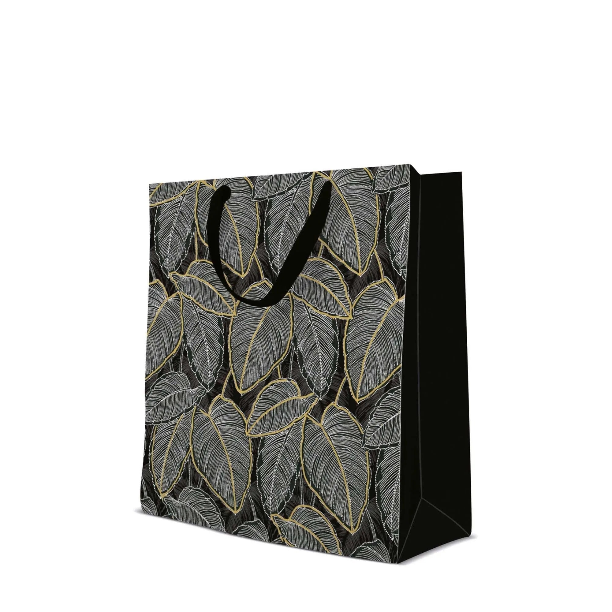 Geschenktüte Jungle Blätter 33.5x26.5x13 cm - KAQTU Design