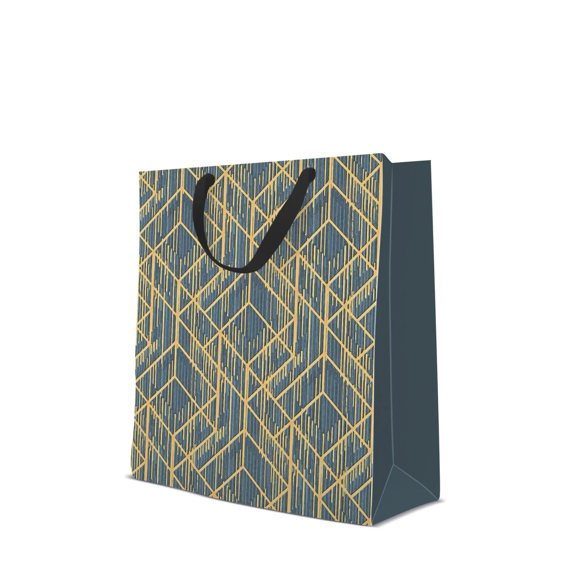 Geschenktüte Premium Geometric Deco groß 33.5x26.5x13 cm - KAQTU Design