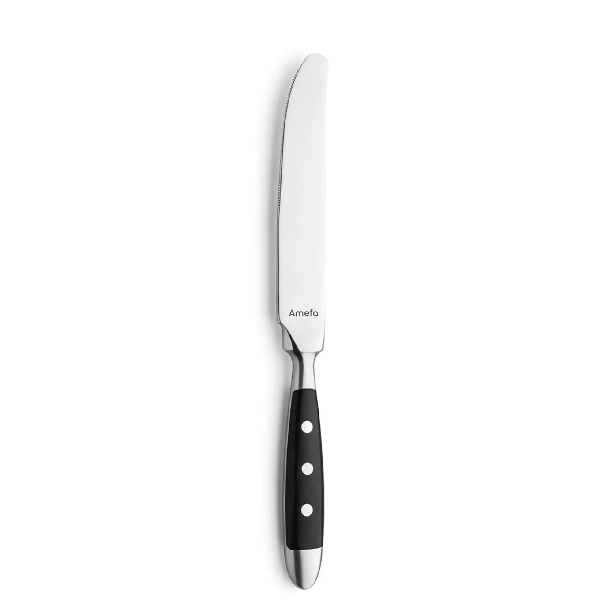 Elegantes 21,5 cm Menumesser aus 18/0 Edelstahl von Amefa. Robust, pflegeleicht, ideal für Gastronomie und Zuhause.