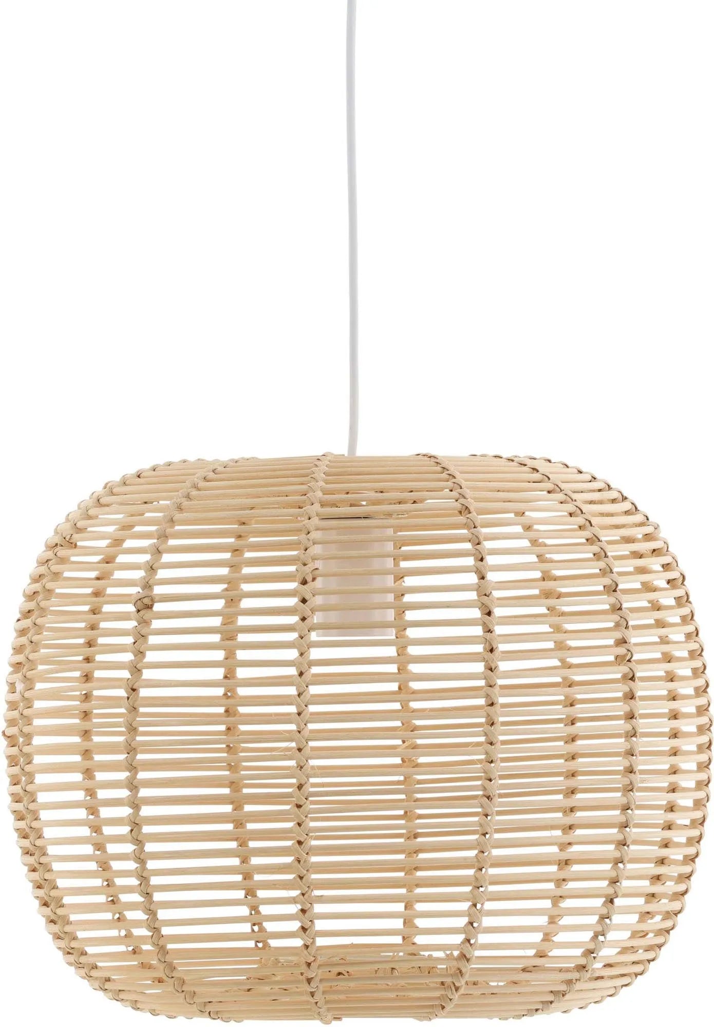 Die Fence Pendelleuchte aus Rattan von Venture Home vereint stilvolles Design mit harmonischer Lichtverteilung für jeden Raum.