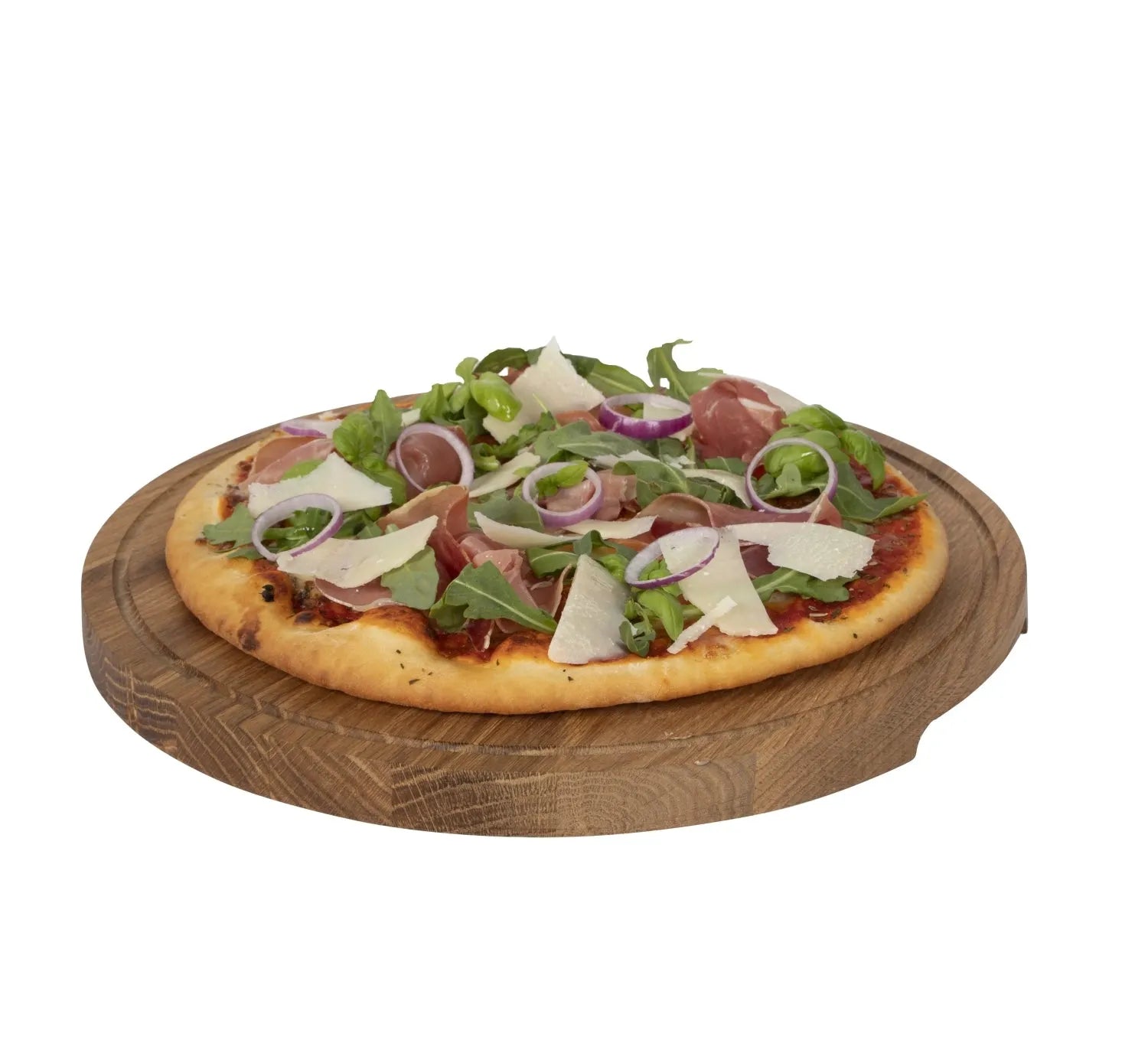 Pizzabrett L Eichenholz Ø34cm