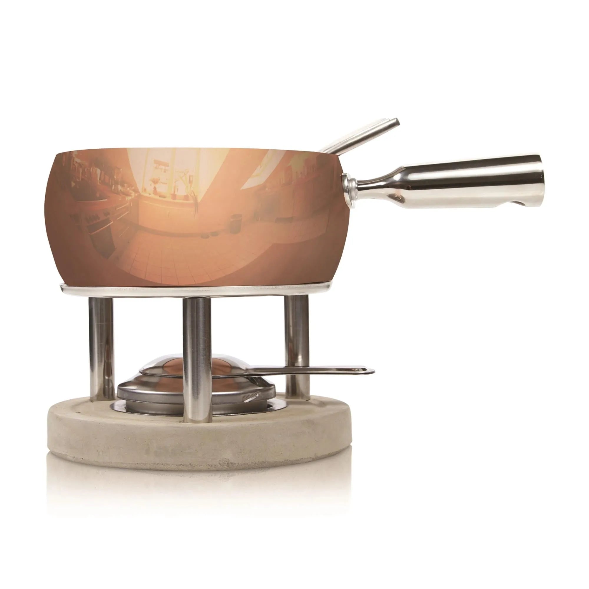 Fondue-Set Kupfer 1.7lt, Fondue/Raclette, KAQTU Design