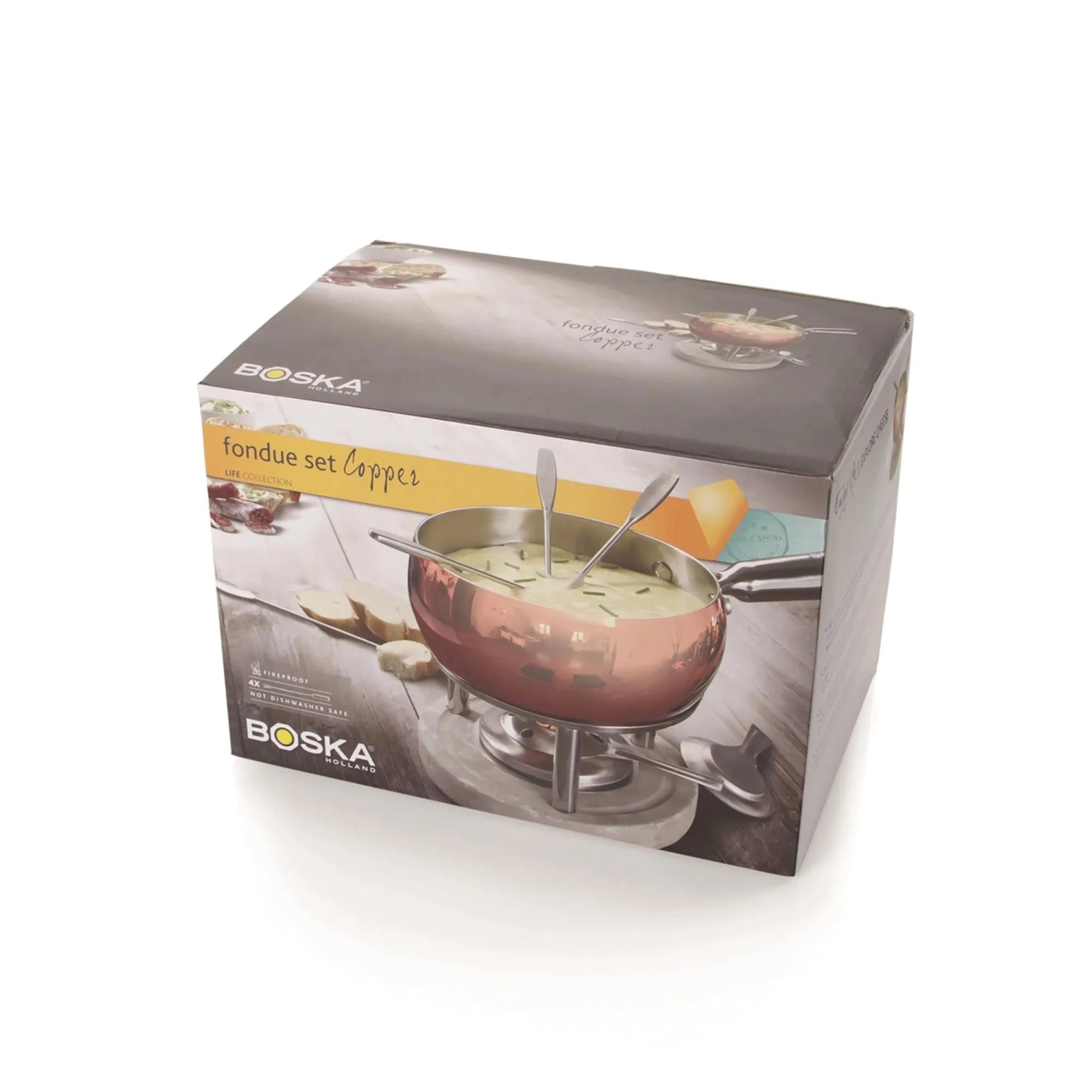 Boska Kupfer-Fondue-Set 1.7L: Stilvoll genießen mit Qualität.