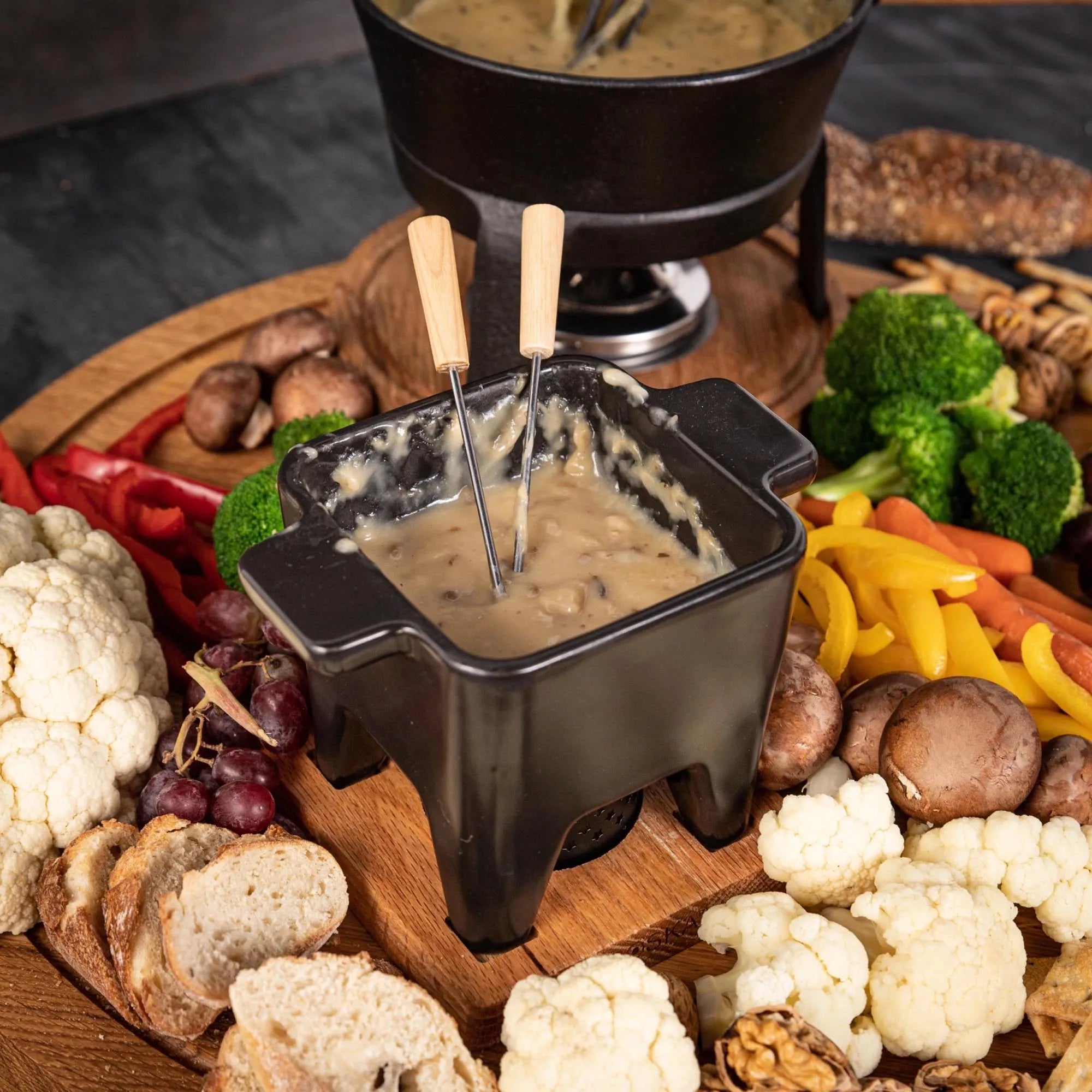 Boska Tapas Fondue Nero L: Perfekter Genuss für gemütliche Runden.