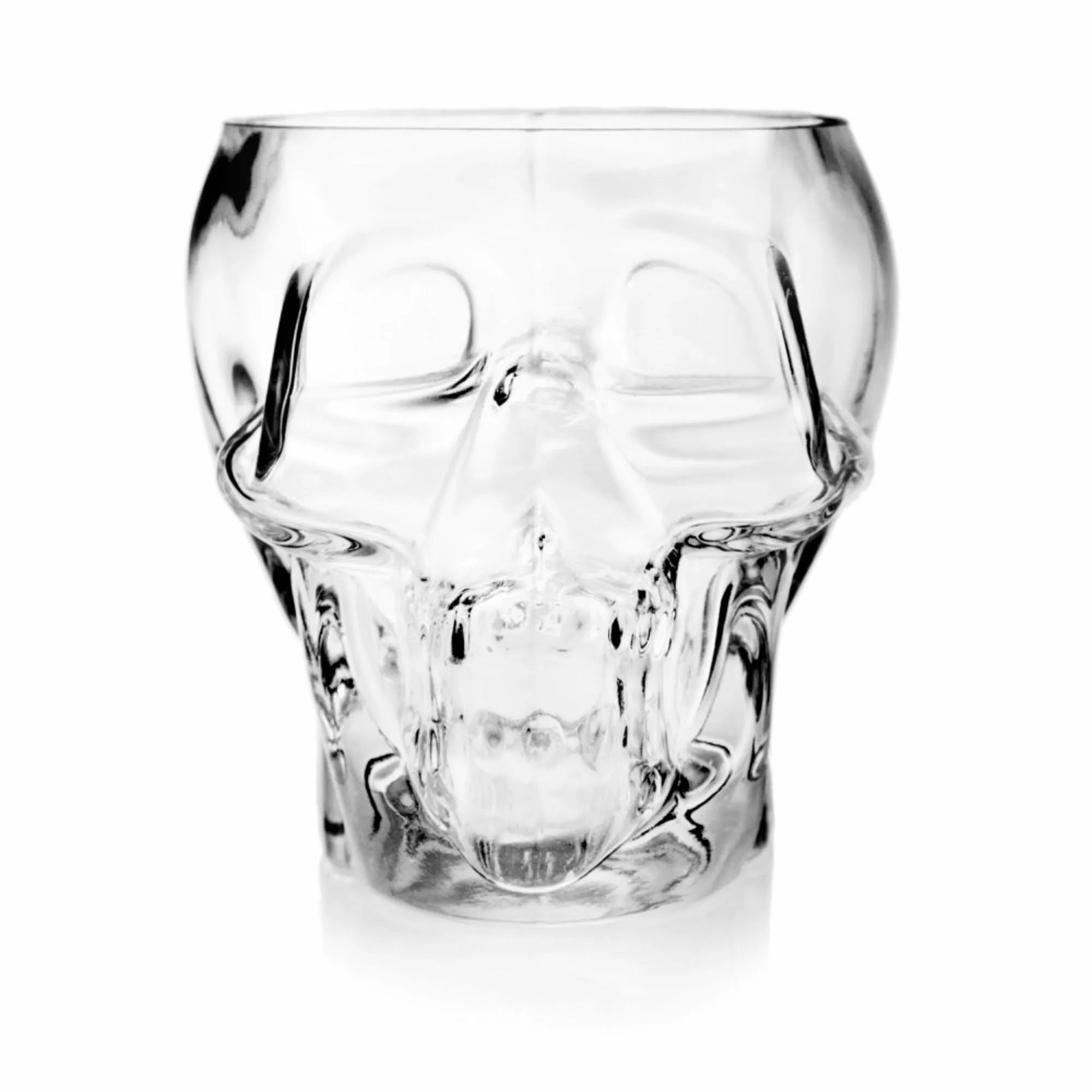 Glas Skull 12x14cm 700ml in Transparent präsentiert im Onlineshop von KAQTU Design AG. Cocktailzubehör ist von Maison Truffe