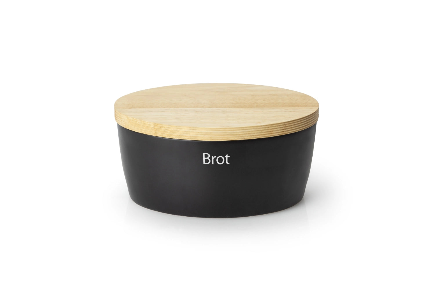 Keramik Brottopf oval, schwarz, 27x20xH13,5cm - KAQTU Design
