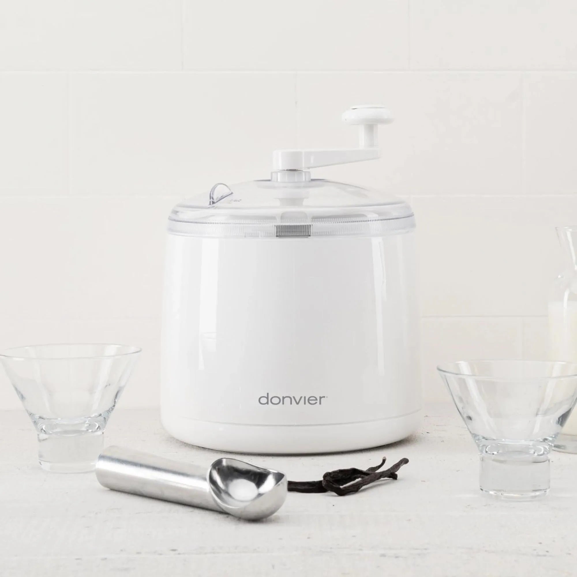 DONVIER Ice-Cream Maker 0.9L weiss - KAQTU Design