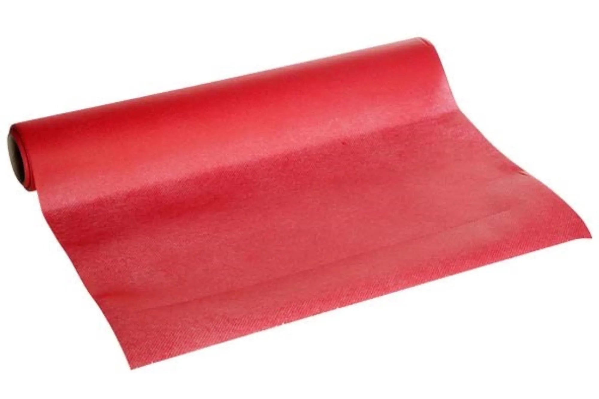 Eleganter roter Tischläufer aus Papier (0,4x4,8 m) von Cosy & Trendy – ideal für festliche Anlässe und umweltfreundlich.