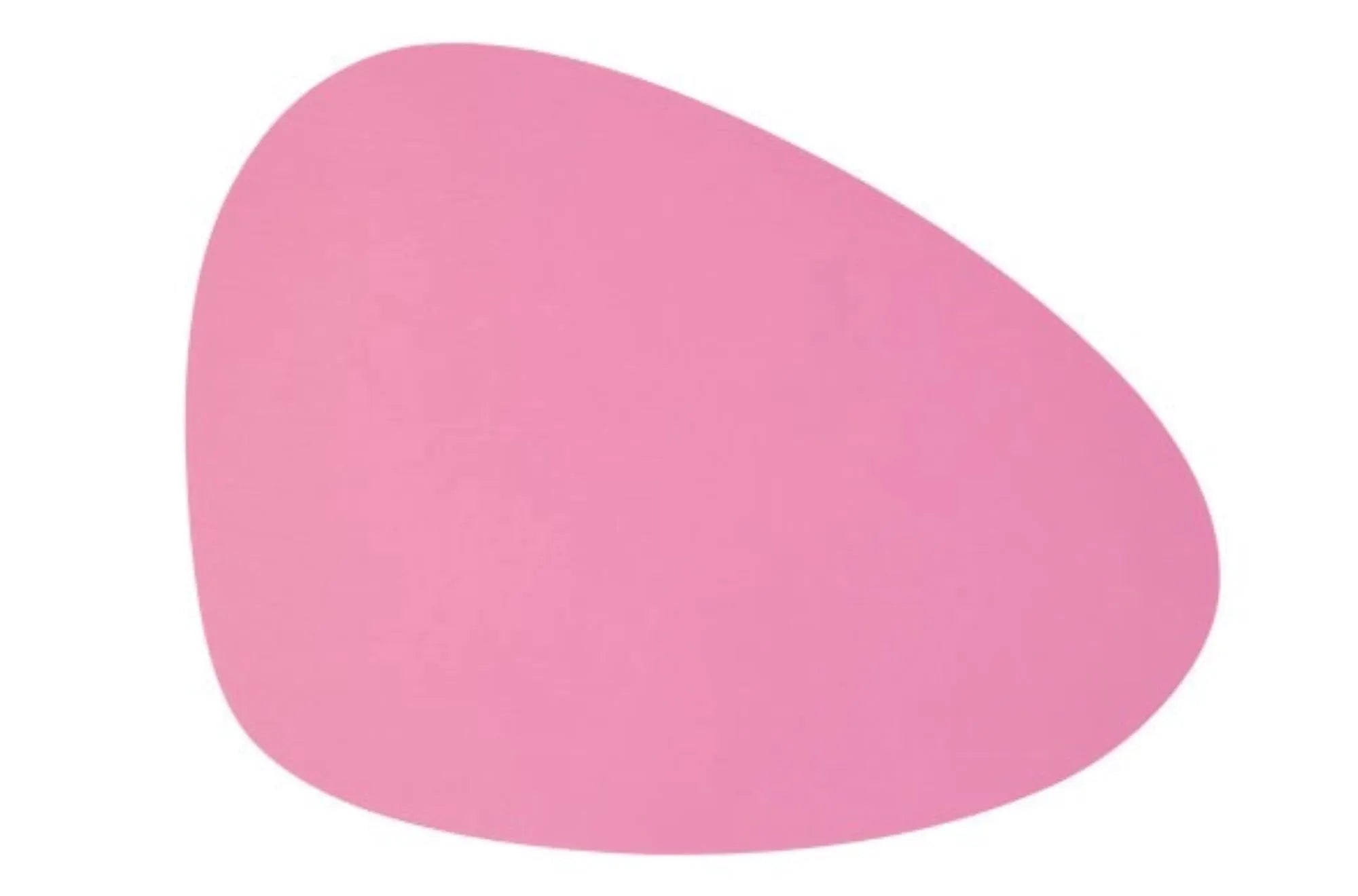 Tischset pink, Leder, 41x30 cm, oval - KAQTU Design