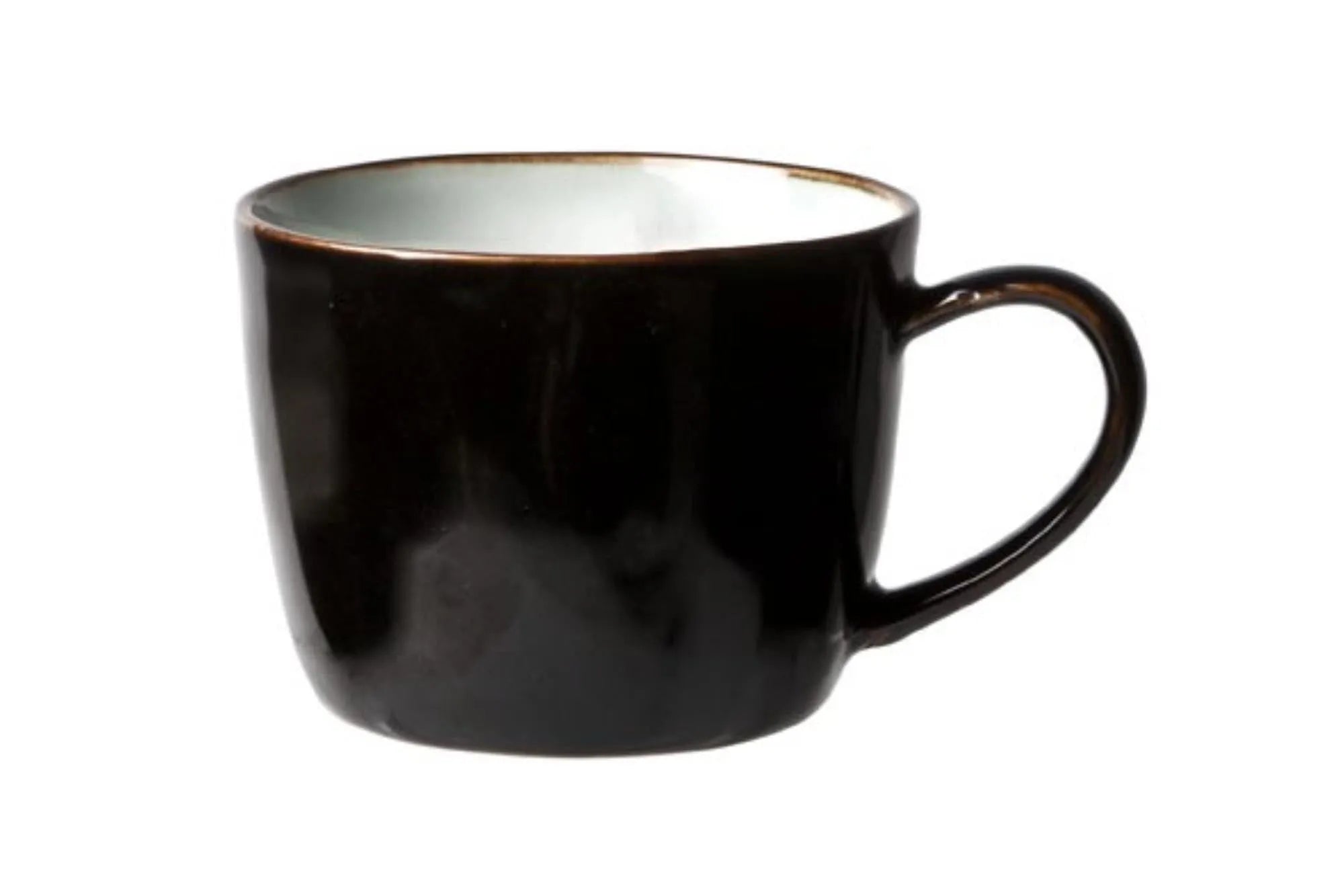 Stilvolle Plato Tasse (19cl) aus Porzellan, Ø 8cm, H 6.2cm, hitzebeständig, spülmaschinenfest, ideal für Kaffee & Tee.