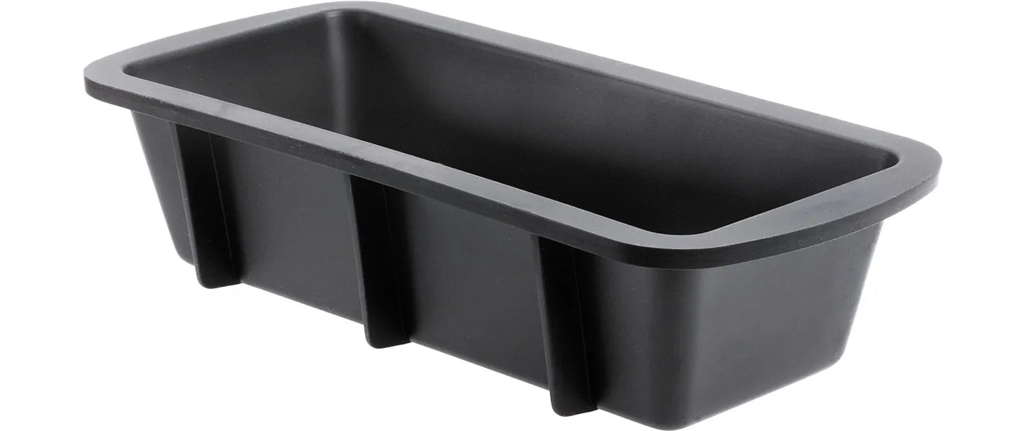 Die Moul Flex Cakeform 14x24x6.6cm von de Buyer: langlebige Silikon-Alu-Backform, hitzebeständig, spülmaschinenfest, ideal für Kuchen.