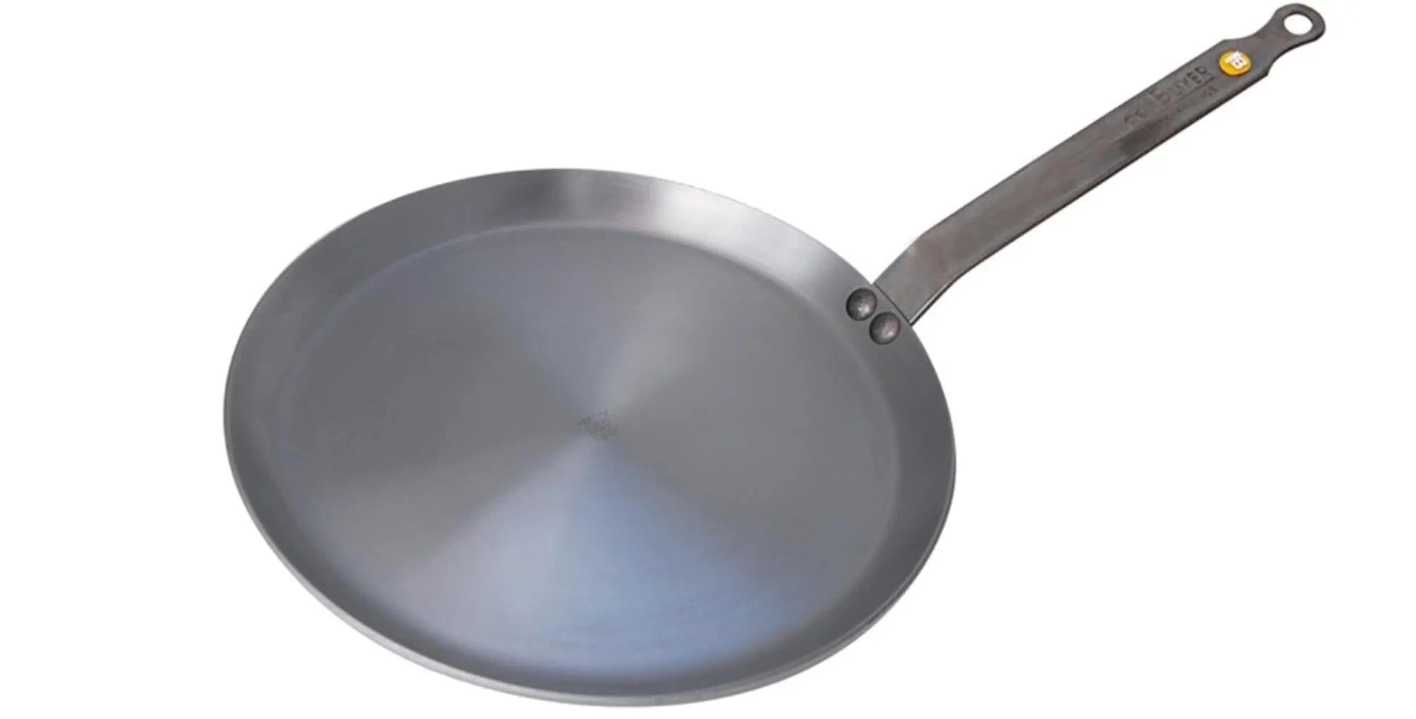 Die MINERAL B ELEMENT Crêpes Eisenpfanne Ø 24cm von de Buyer bietet exzellente Wärmeleitung, natürliche Antihaftbeschichtung und ist induktionsgeeignet.