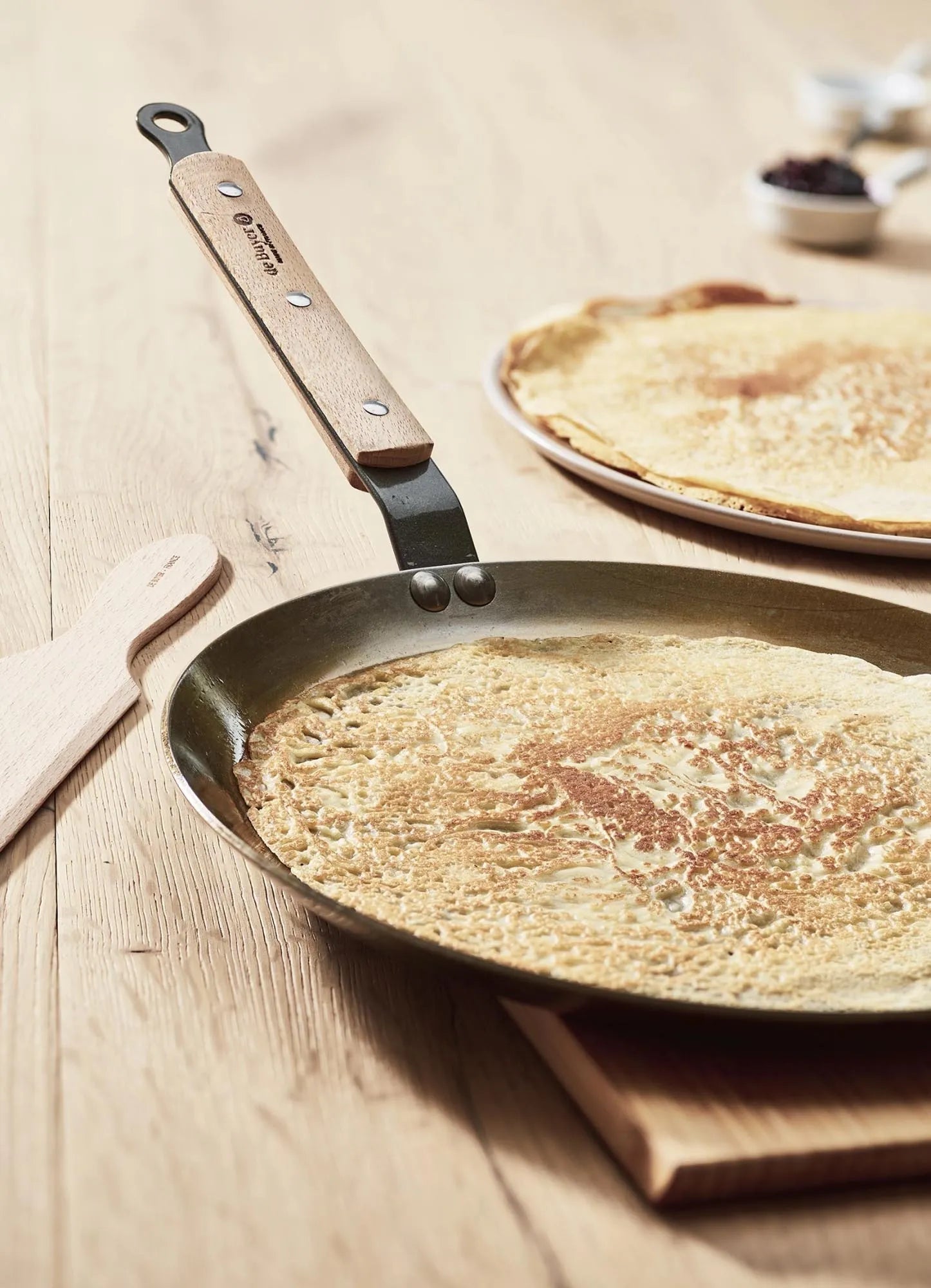 Crepe-Pfanne 26cm von de Buyer: Ideal für knusprige Crepes.