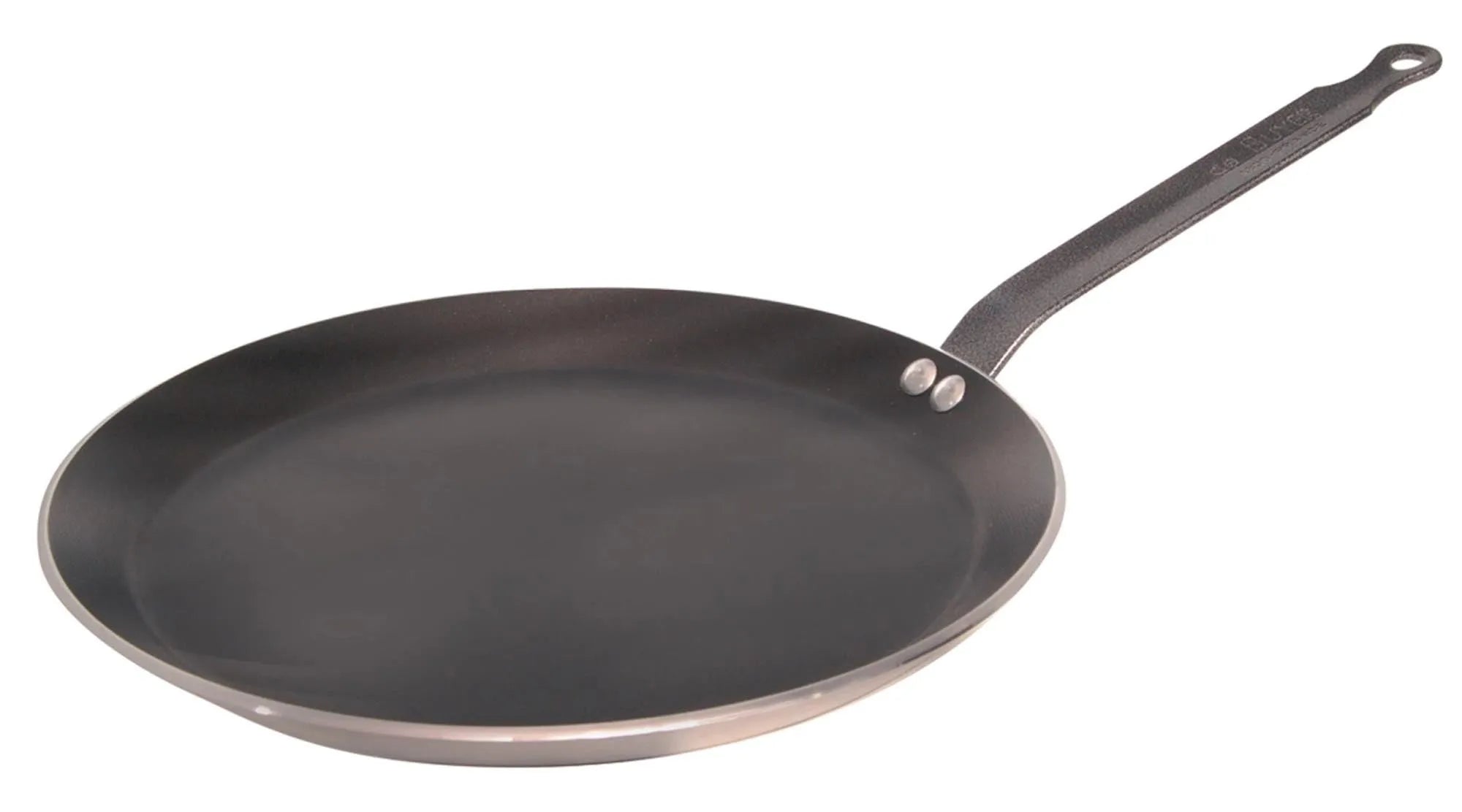 Die CHOC Crêpes Pfanne Ø 30cm von de Buyer: Antihaft, leichtes Aluminium, perfekte Crêpes, vielseitig, für alle Herdarten geeignet.